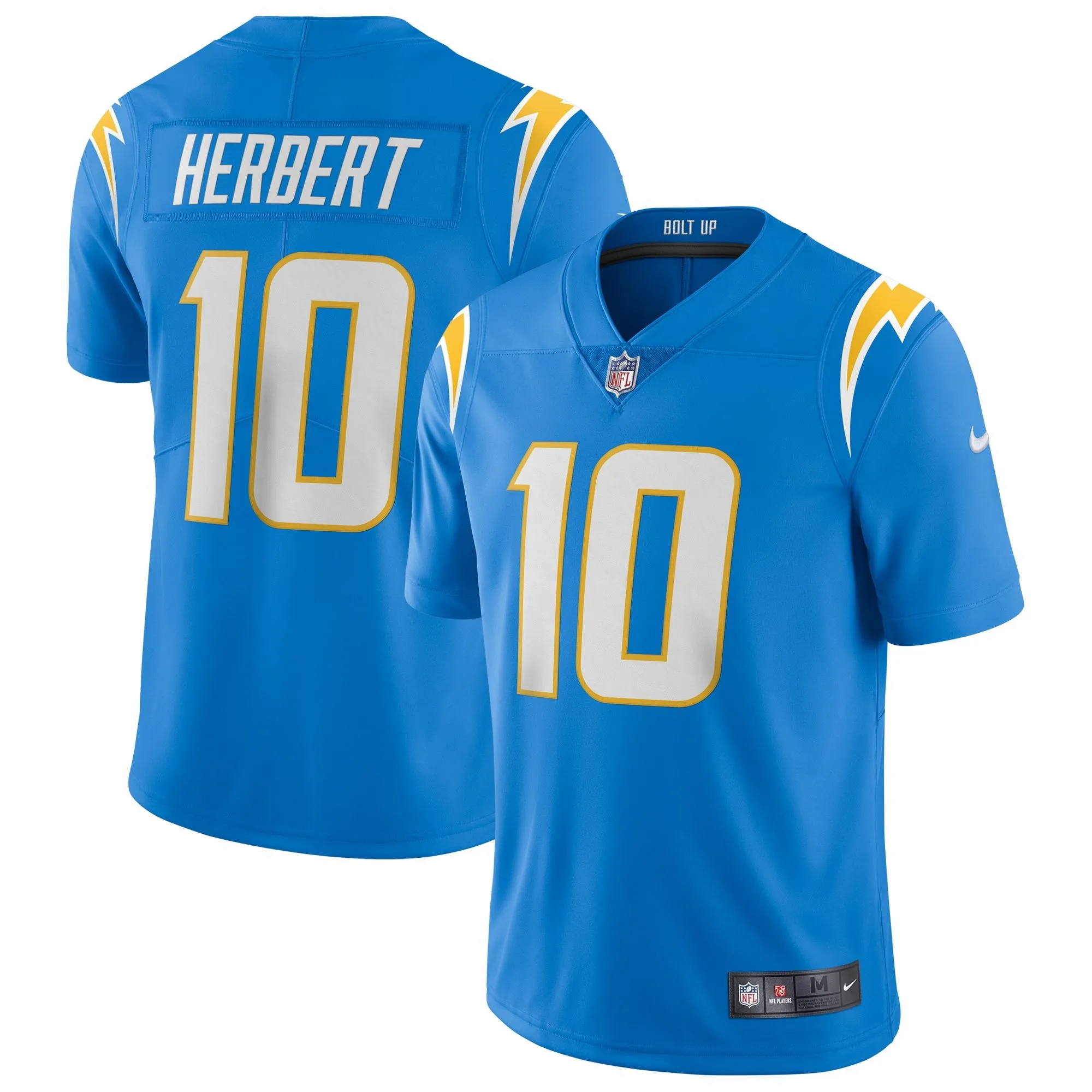 Justin Herbert Los Angeles Chargers  Vapor Limited Jersey - Powder Blue