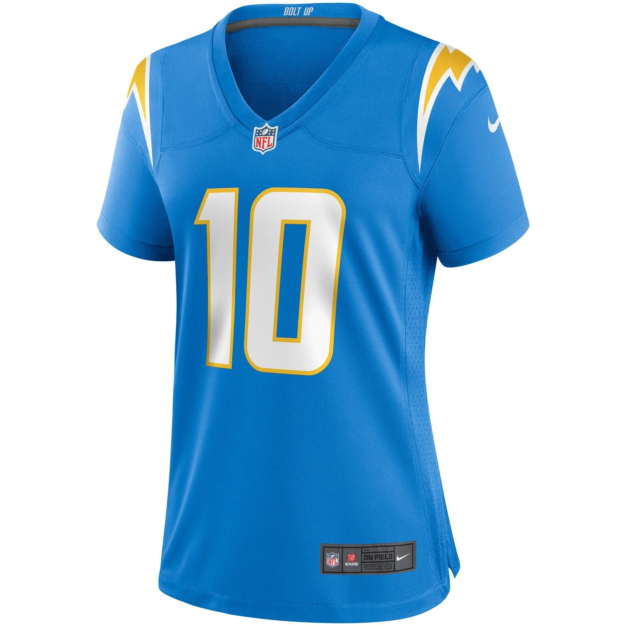 Justin Herbert Los Angeles Chargers  Women's Game Jersey - Powder Blue