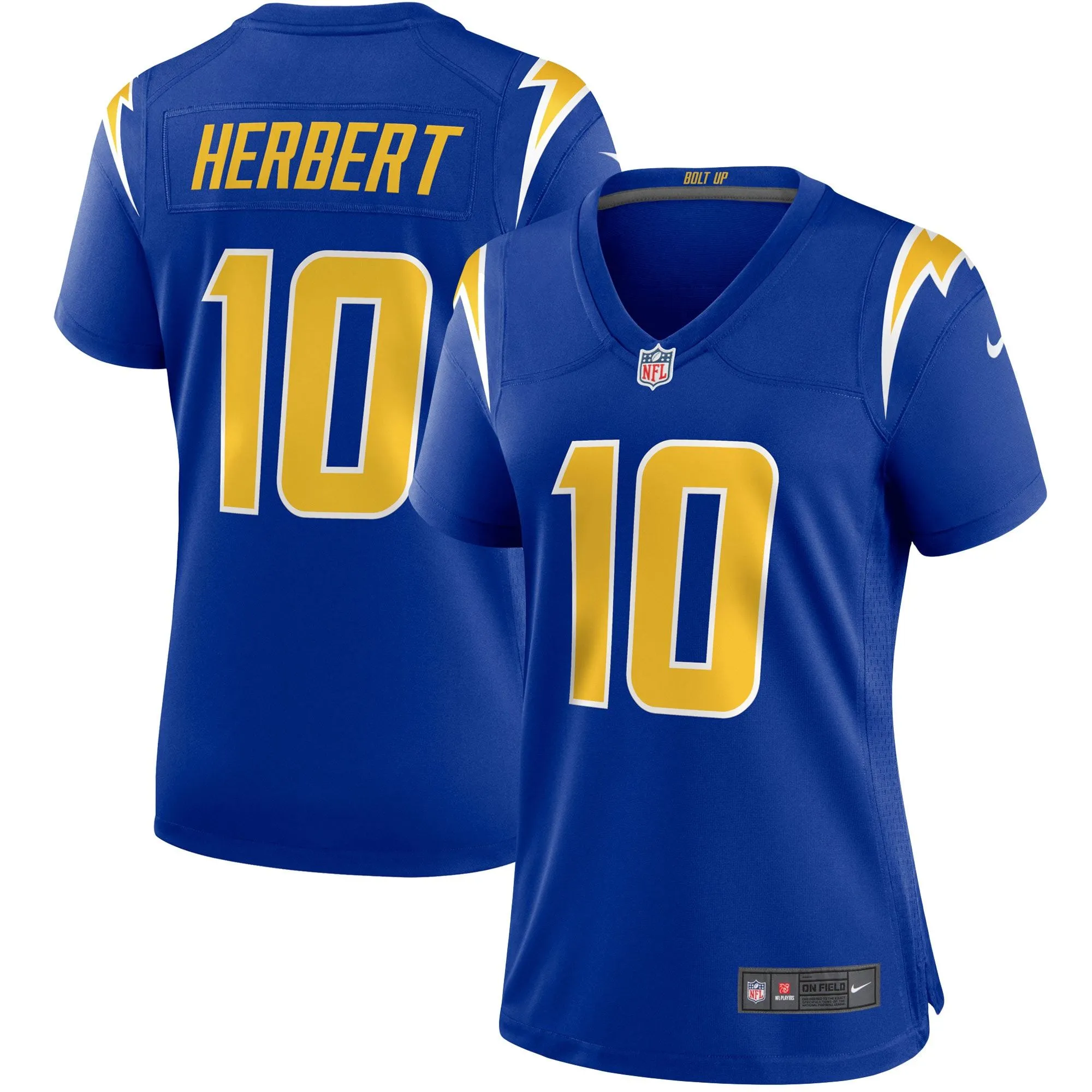 Justin Herbert Los Angeles Chargers  Women's Game Jersey - Royal