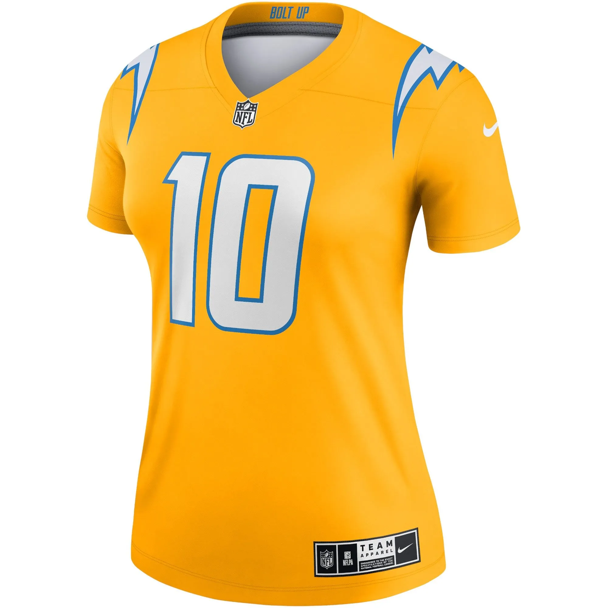 Justin Herbert Los Angeles Chargers  Women's Inverted Legend Jersey - Gold