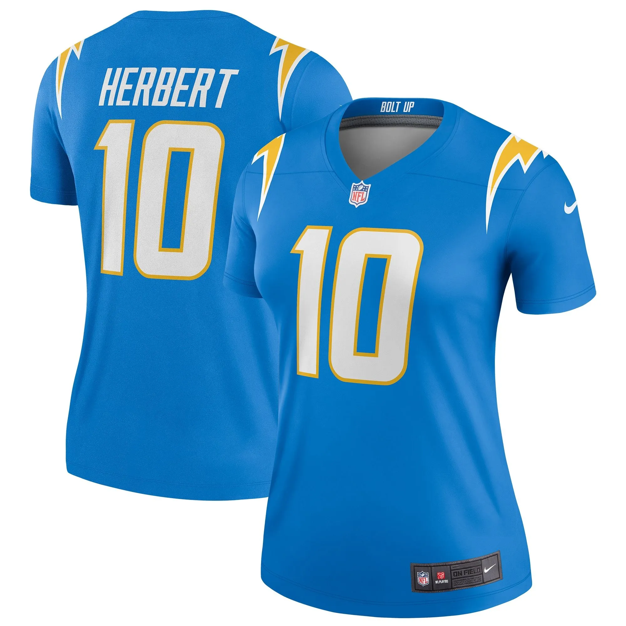 Justin Herbert Los Angeles Chargers  Women's Legend Jersey - Powder Blue