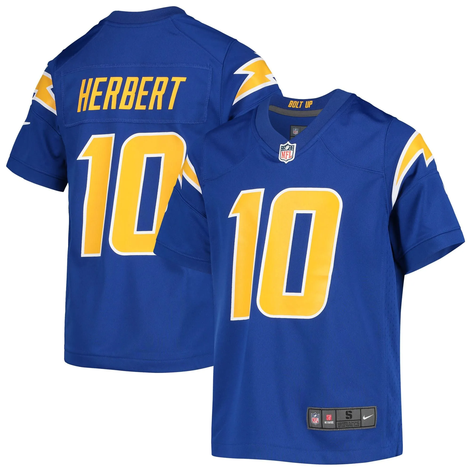 Justin Herbert Los Angeles Chargers  Youth Game Jersey - Royal