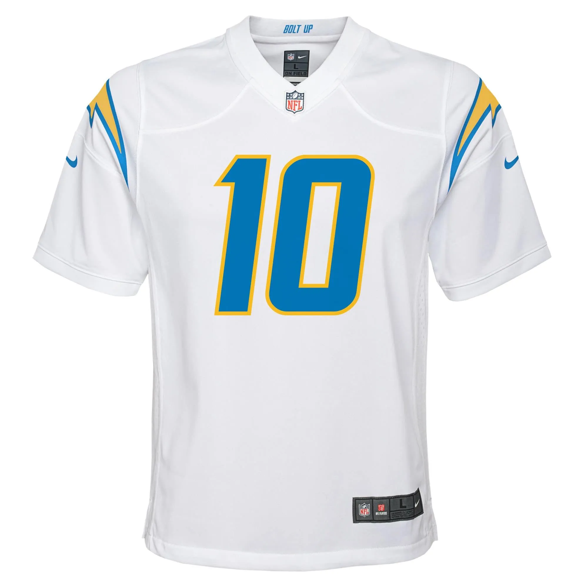 Justin Herbert Los Angeles Chargers  Youth Game Jersey - White