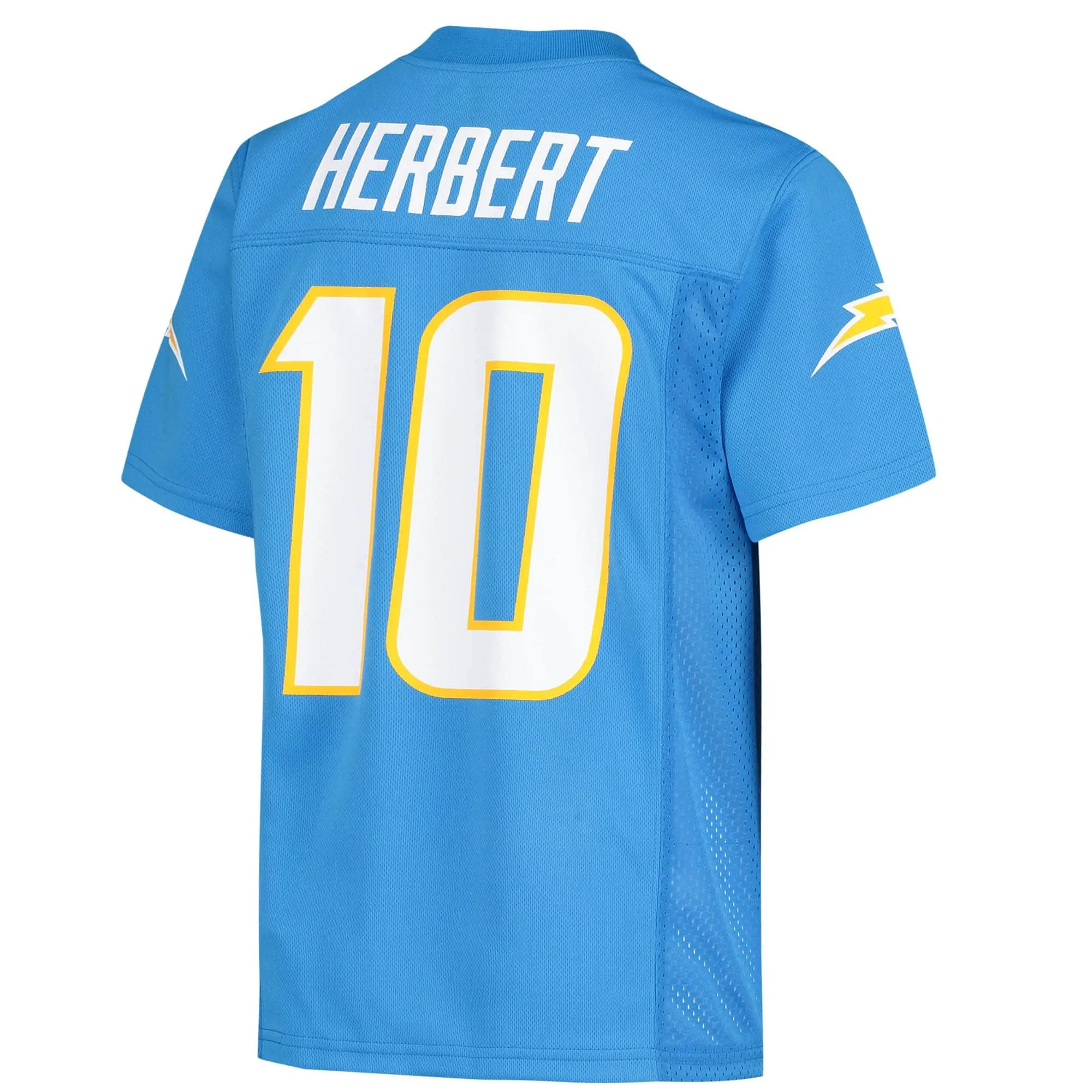 Justin Herbert Los Angeles Chargers Youth Replica Player Jersey - Powder Blue