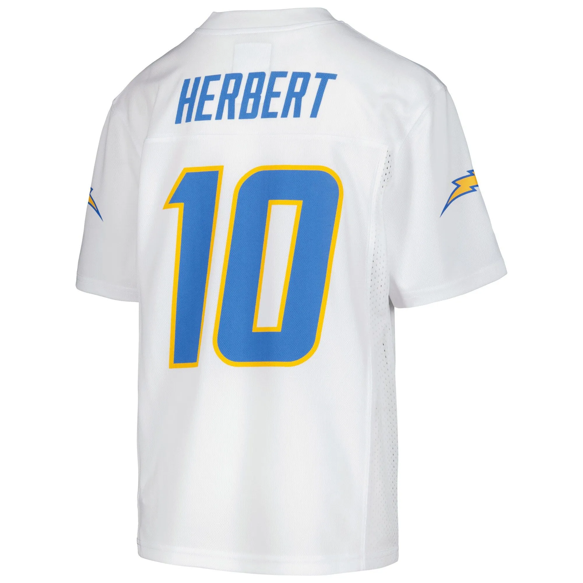 Justin Herbert Los Angeles Chargers Youth Replica Player Jersey - White