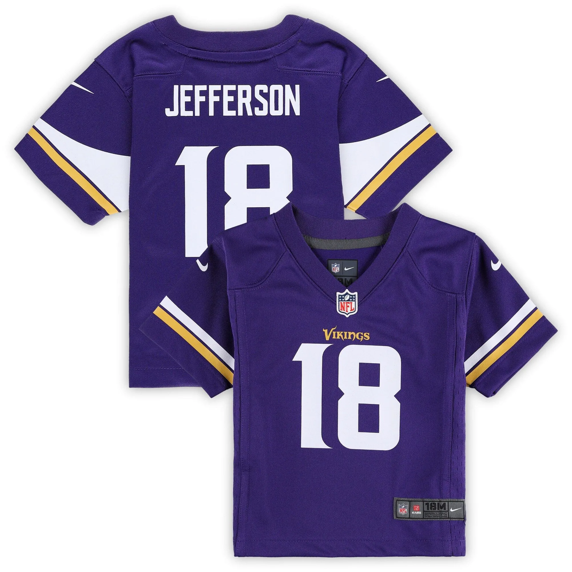 Justin Jefferson Minnesota Vikings  Infant Player Game Jersey - Purple