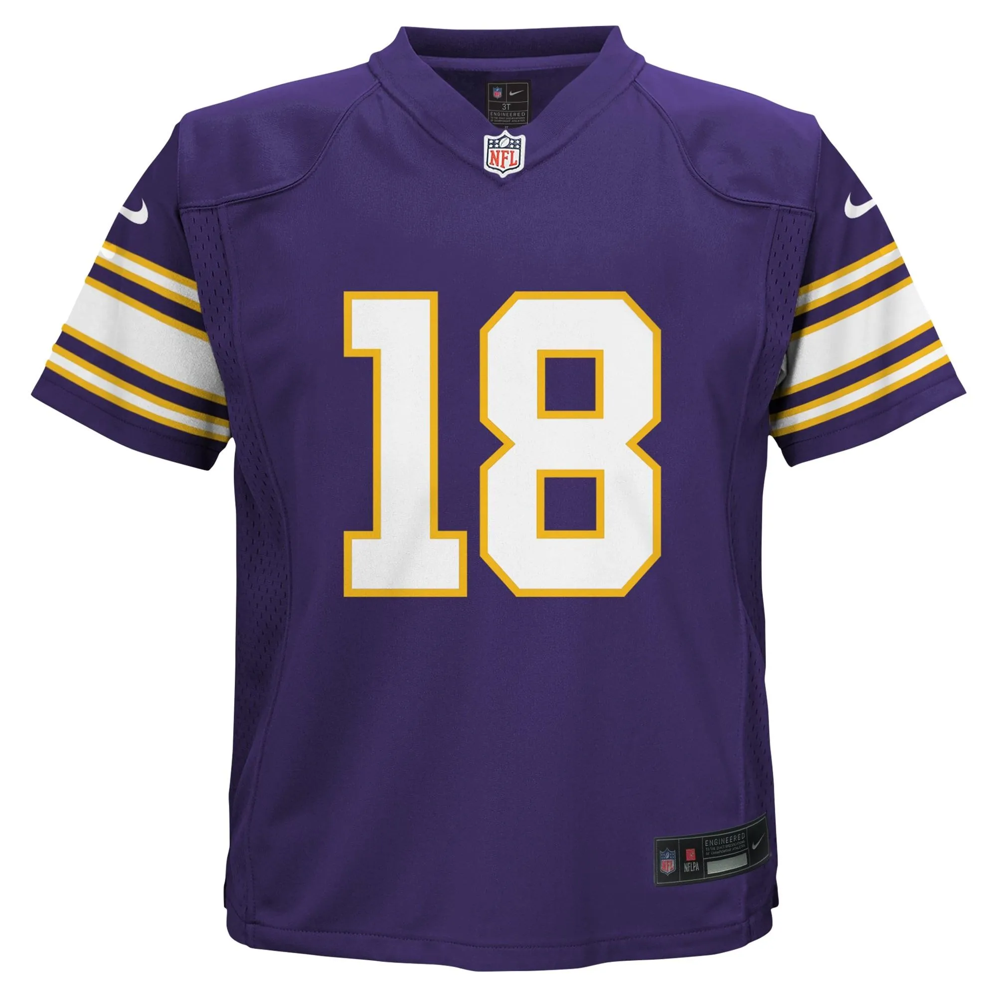 Justin Jefferson Minnesota Vikings  Toddler Alternate Game Jersey - Purple