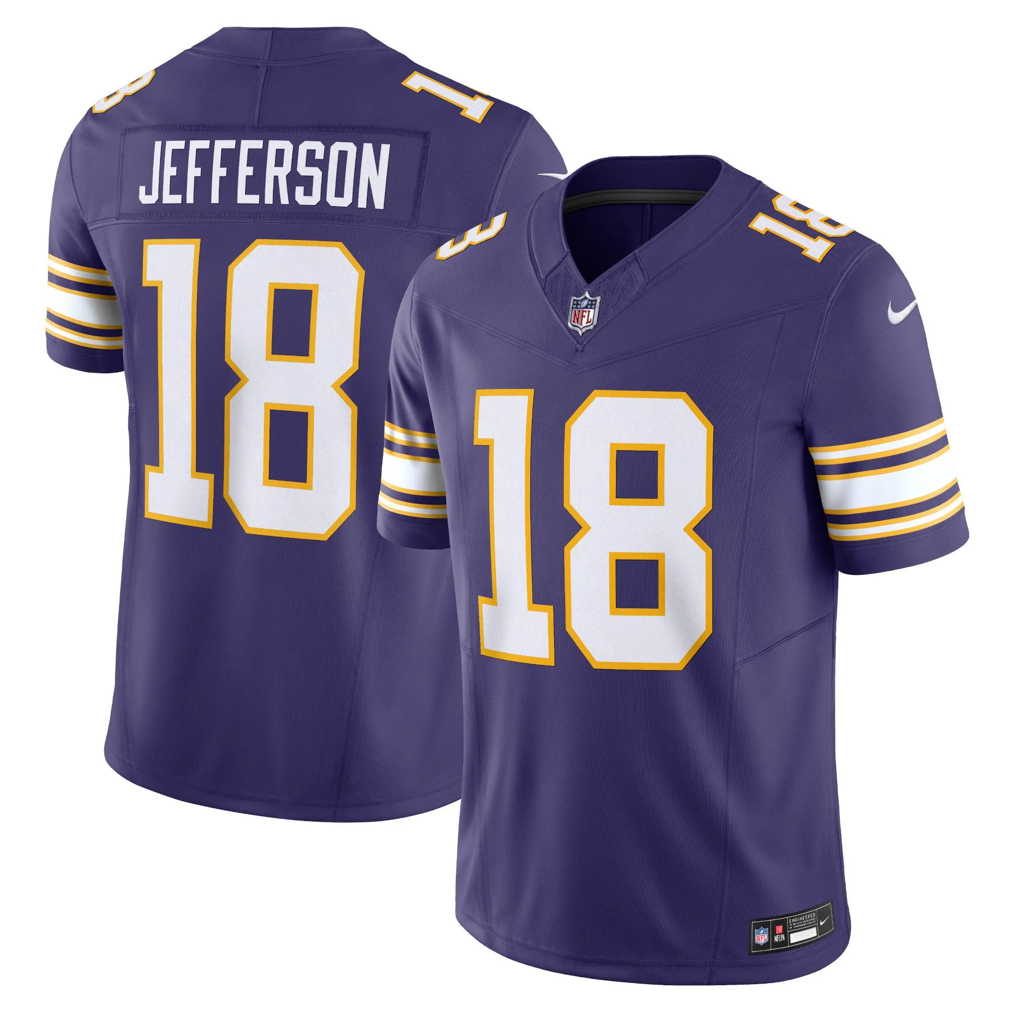 Justin Jefferson Minnesota Vikings  Vapor F.U.S.E. Limited Jersey - Purple