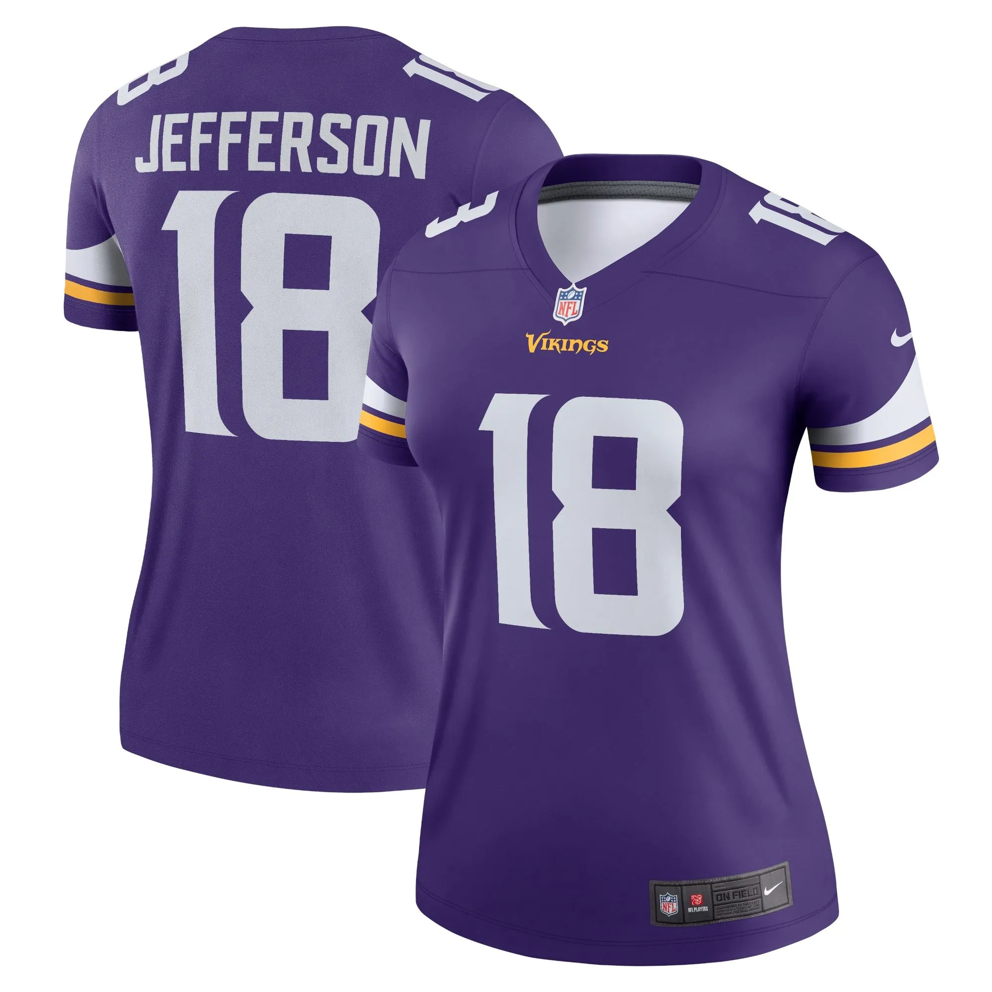 Justin Jefferson Minnesota Vikings  Women's Legend Jersey - Purple