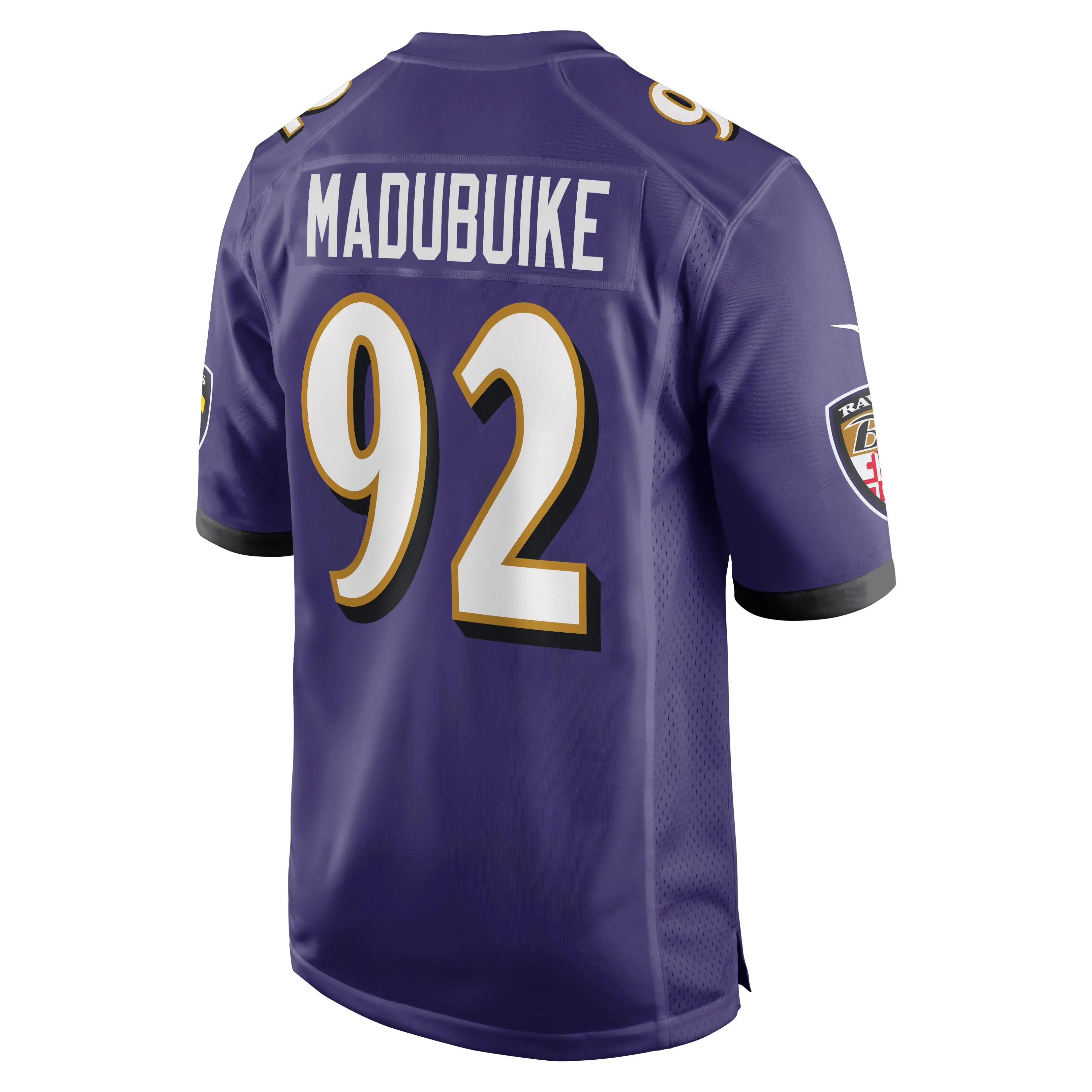 Justin Madubuike Baltimore Ravens  Game Player Jersey - Purple