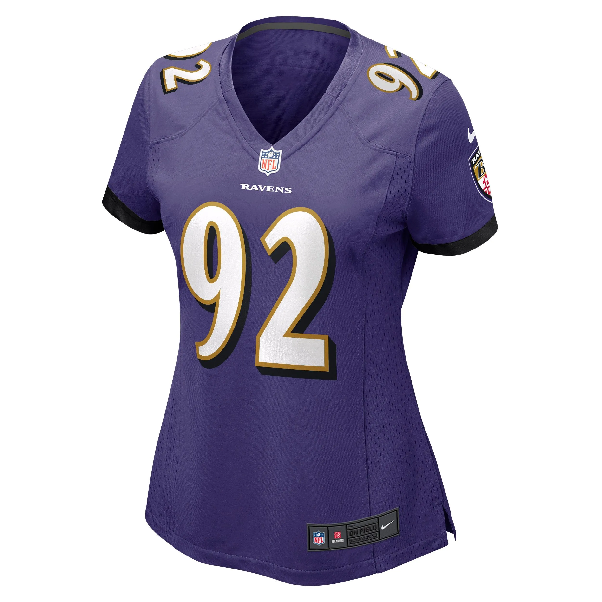 Justin Madubuike Baltimore Ravens  Women's Game Jersey - Purple