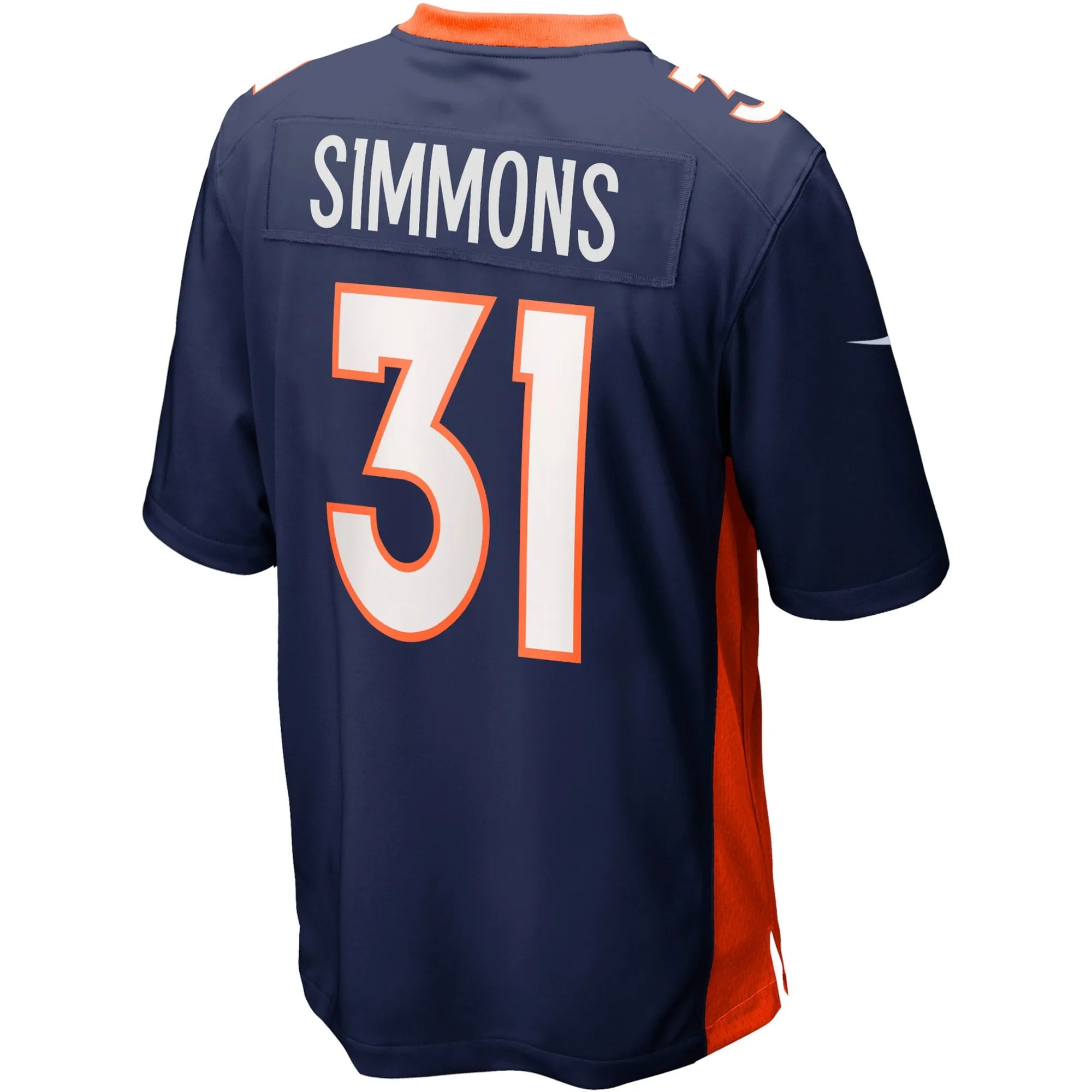 Justin Simmons Denver Broncos  Alternate Game Jersey - Navy