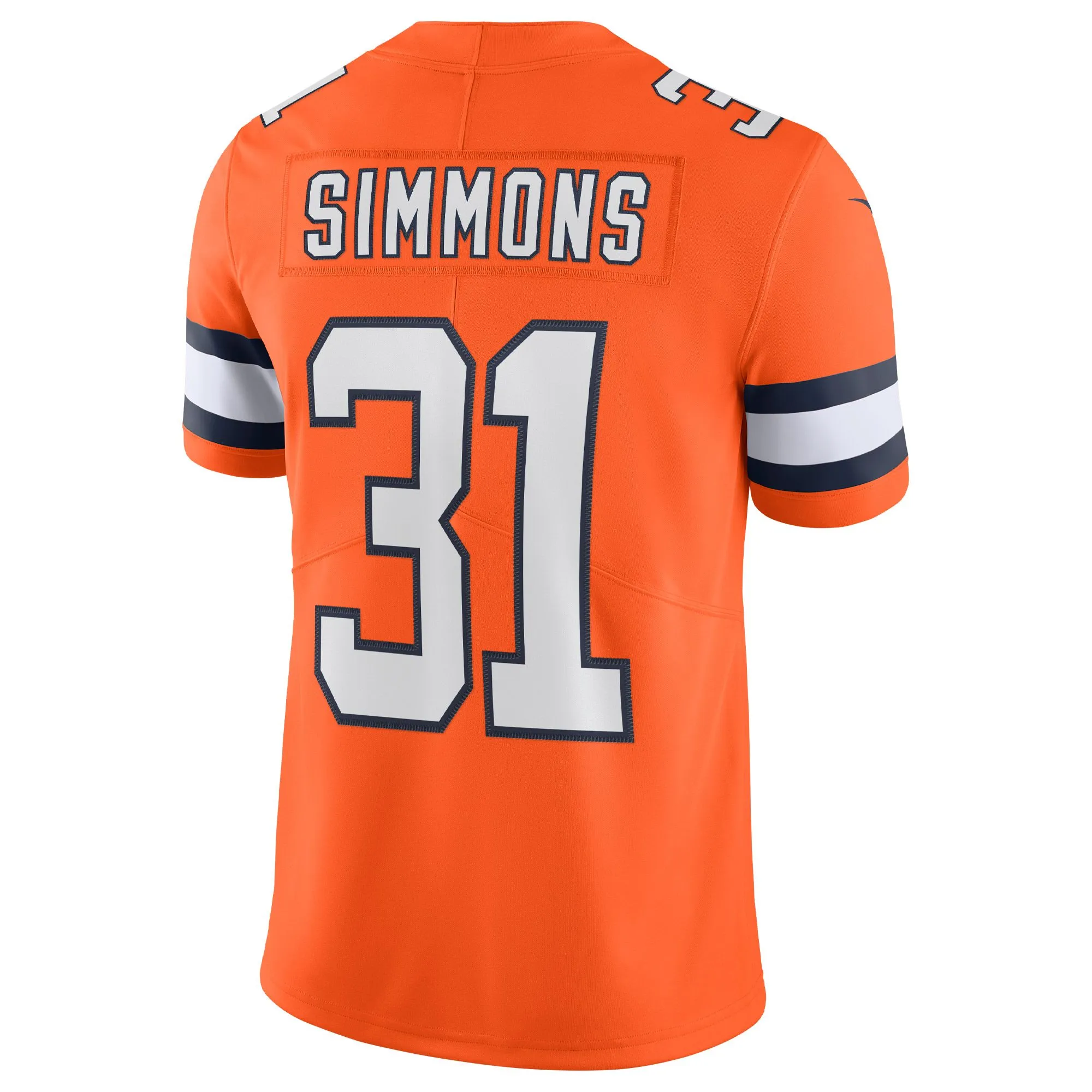 Justin Simmons Denver Broncos  Alternate Vapor Limited Jersey - Orange