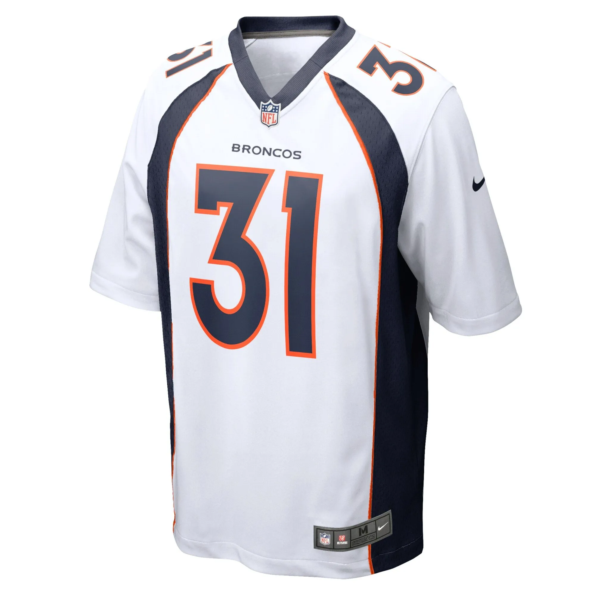 Justin Simmons Denver Broncos  Game Jersey - White