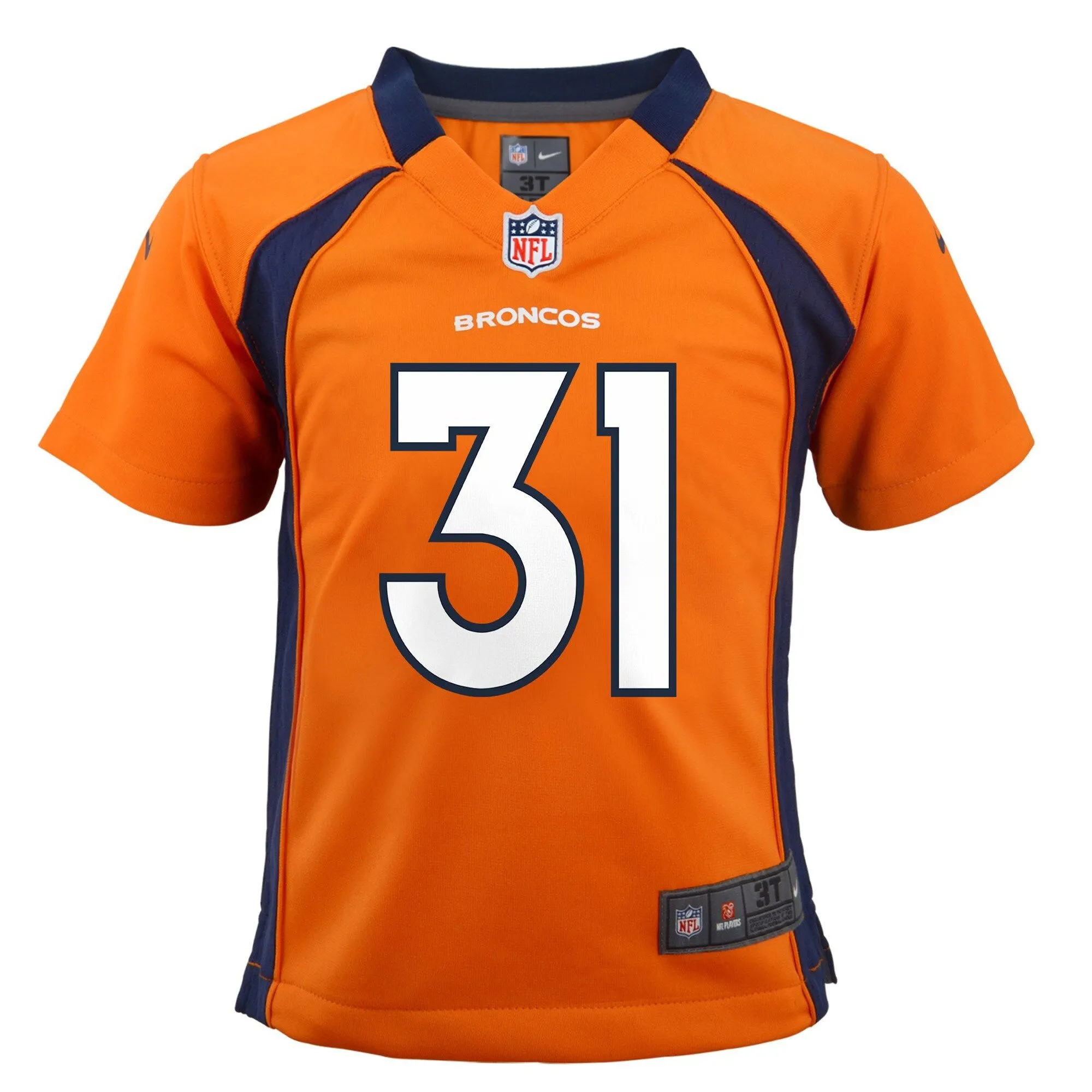 Justin Simmons Denver Broncos  Toddler Game Jersey - Orange