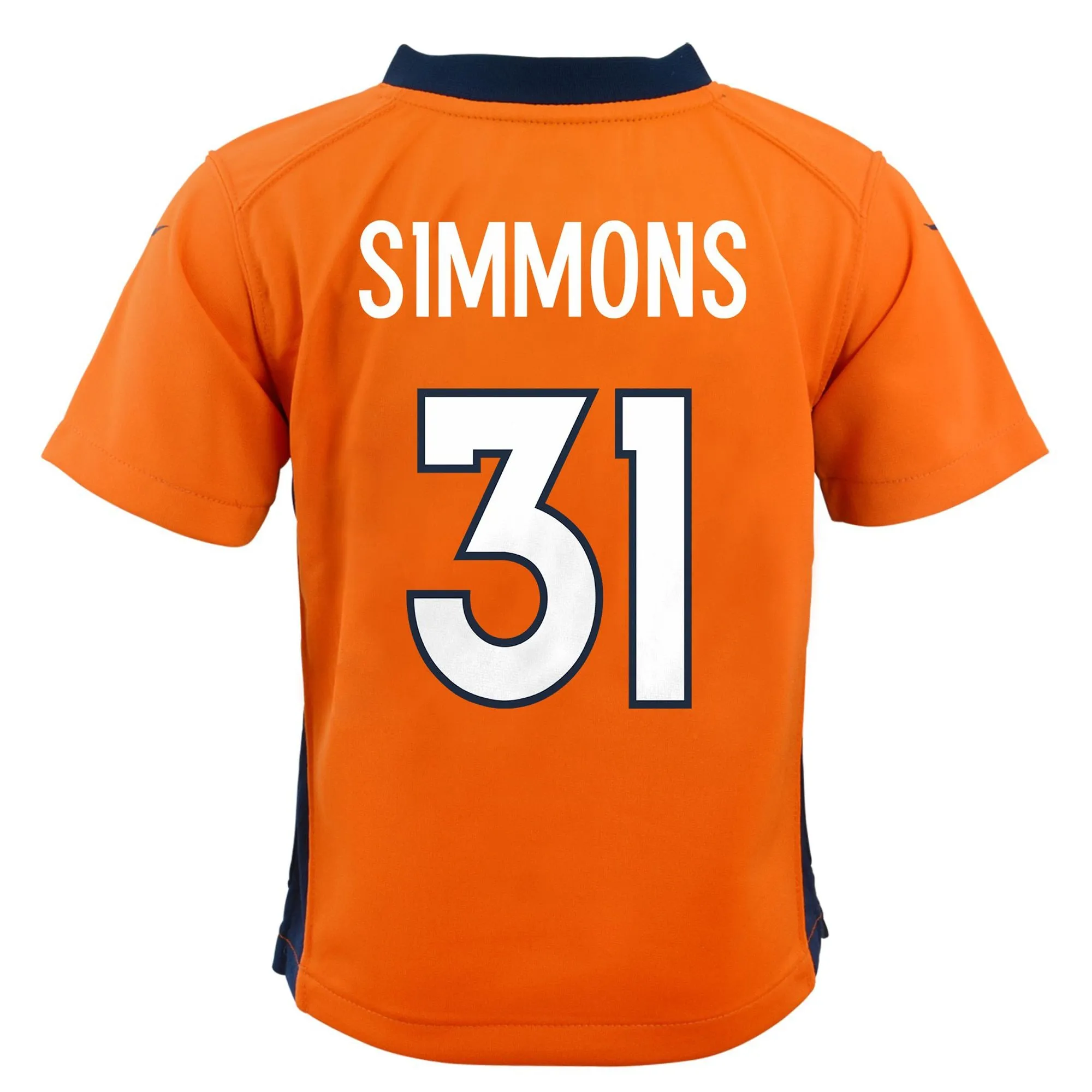 Justin Simmons Denver Broncos  Toddler Game Jersey - Orange