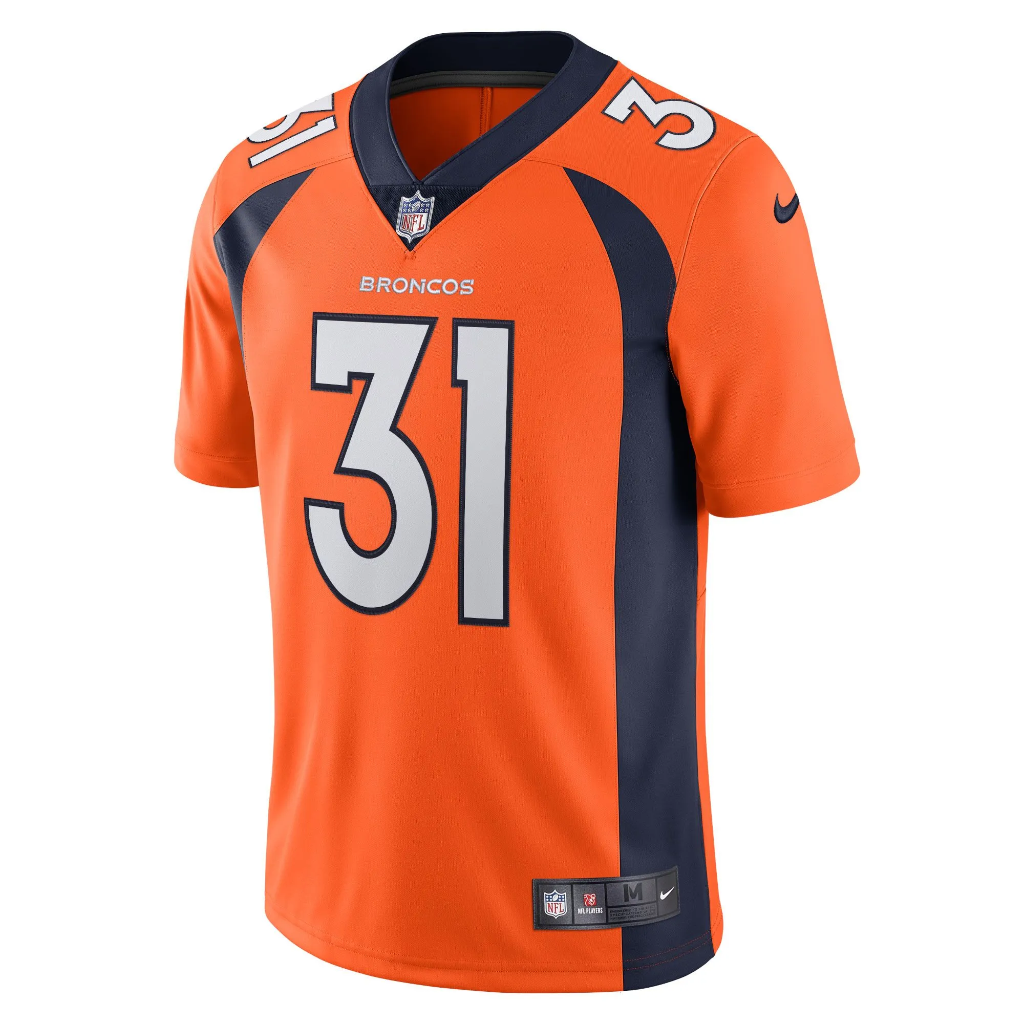 Justin Simmons Denver Broncos  Vapor Limited Jersey - Orange