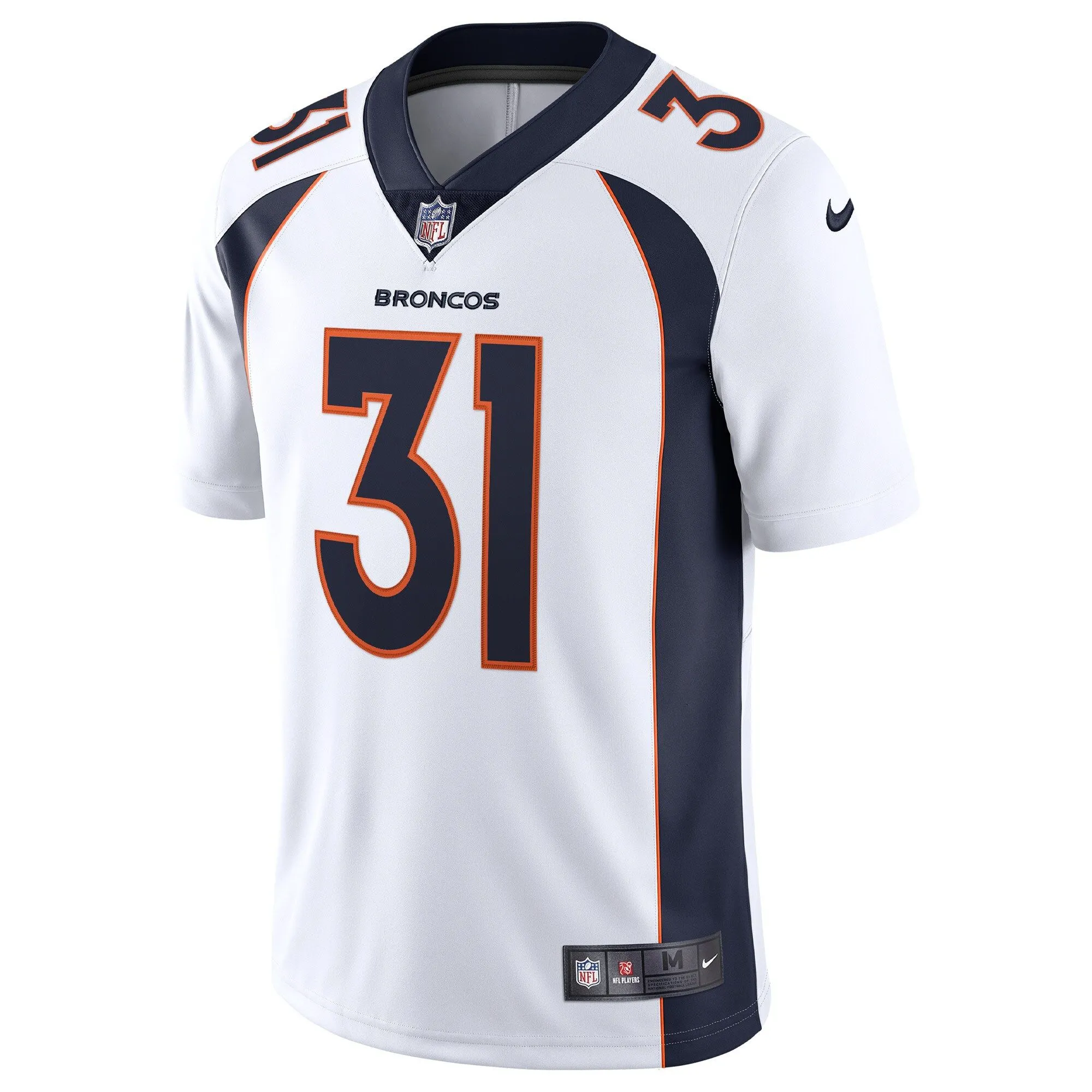 Justin Simmons Denver Broncos  Vapor Limited Jersey - White