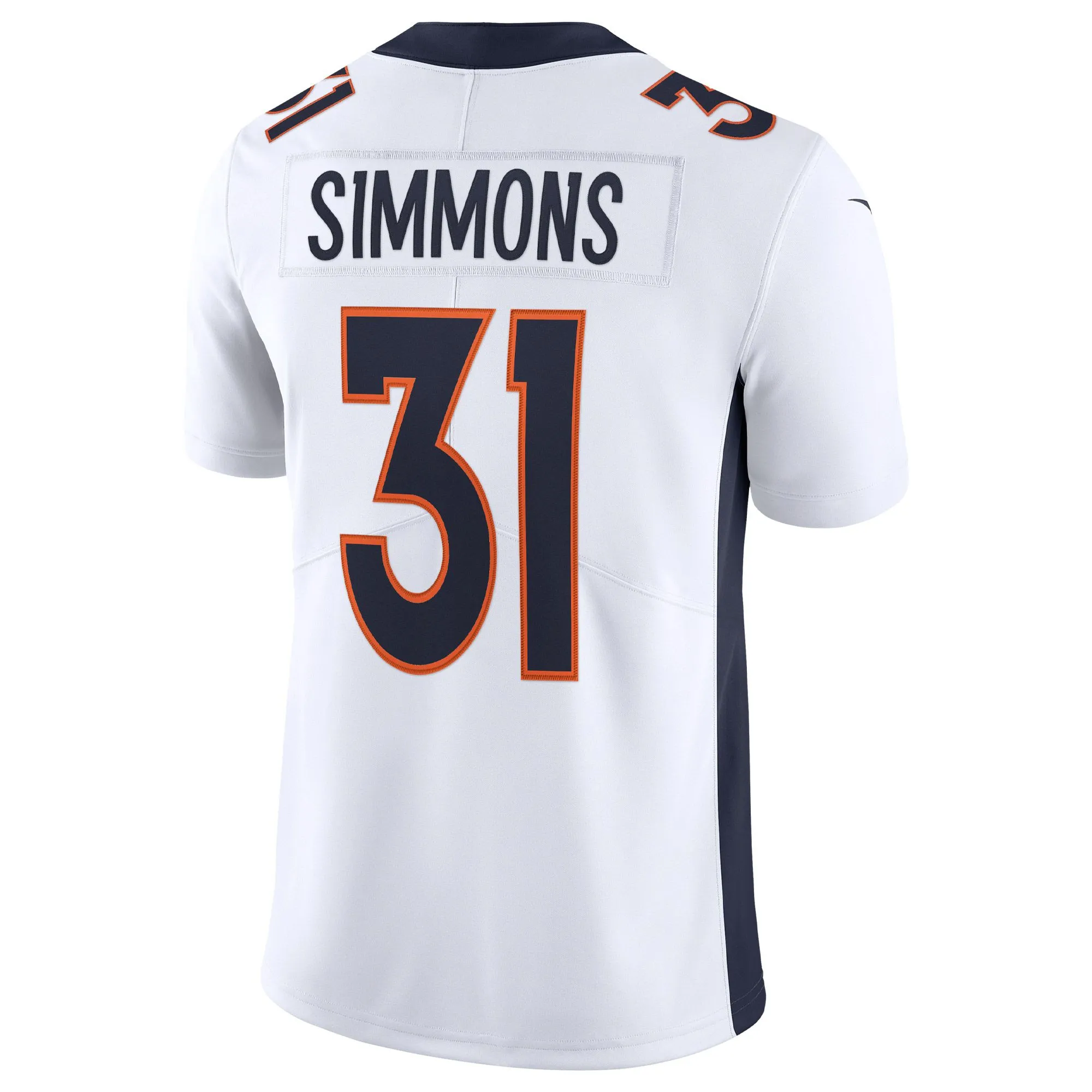 Justin Simmons Denver Broncos  Vapor Limited Jersey - White