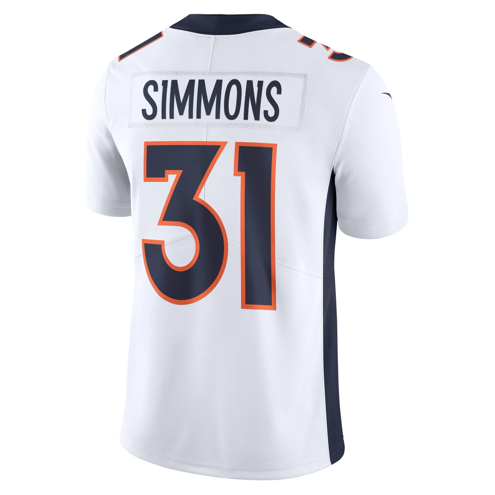 Justin Simmons Denver Broncos   Vapor Untouchable Limited Jersey - White