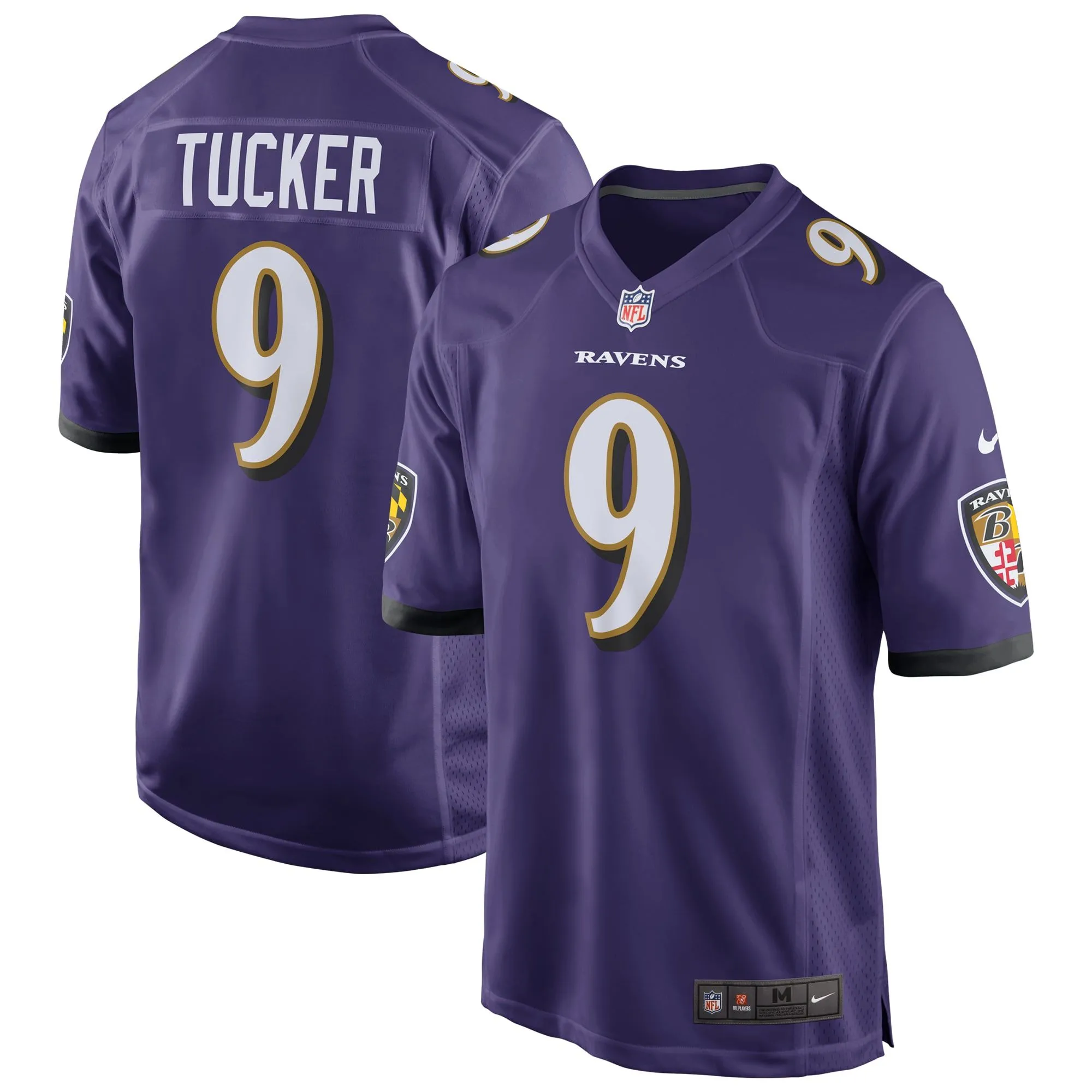 Justin Tucker Baltimore Ravens  Game Jersey - Purple