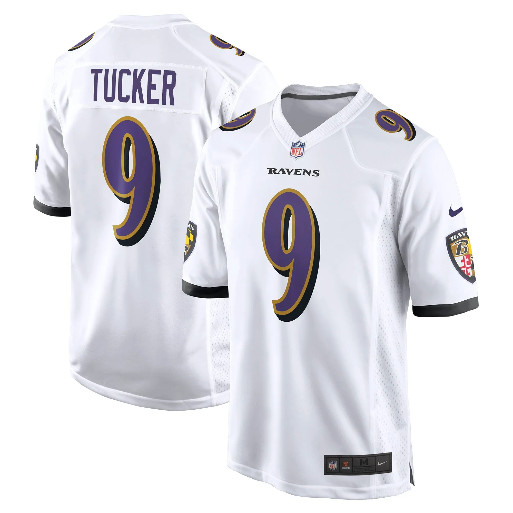 Justin Tucker Baltimore Ravens  Game Jersey - White