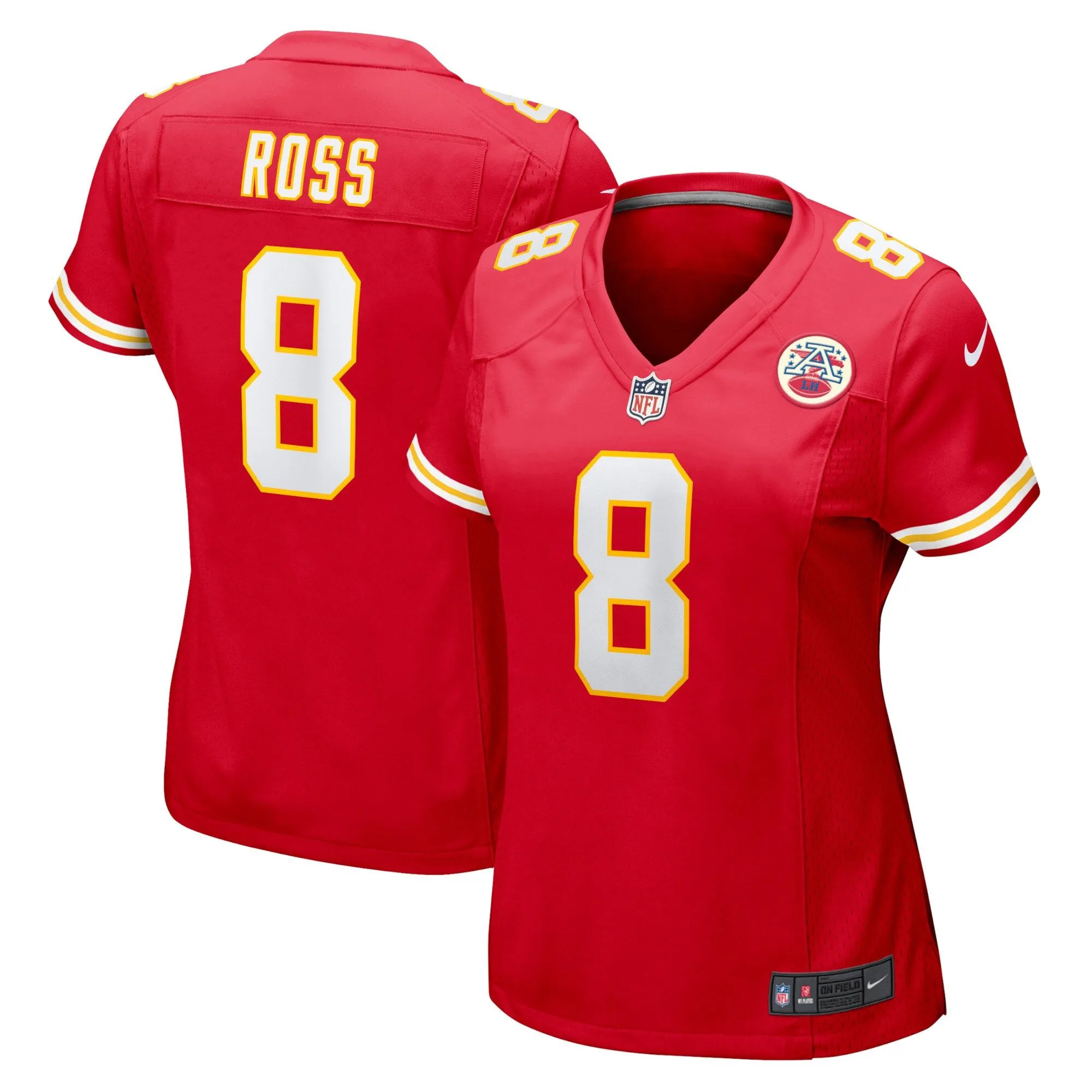 Justyn Ross Kansas City Chiefs  Women's Home Game Player Jersey - Red