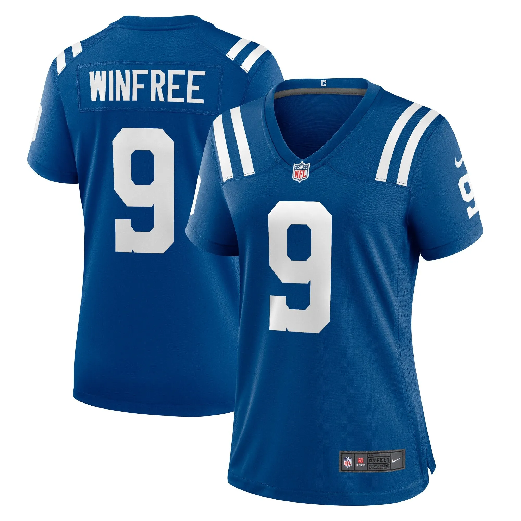 Juwann Winfree Indianapolis Colts  Women's Team Game Jersey -  Royal