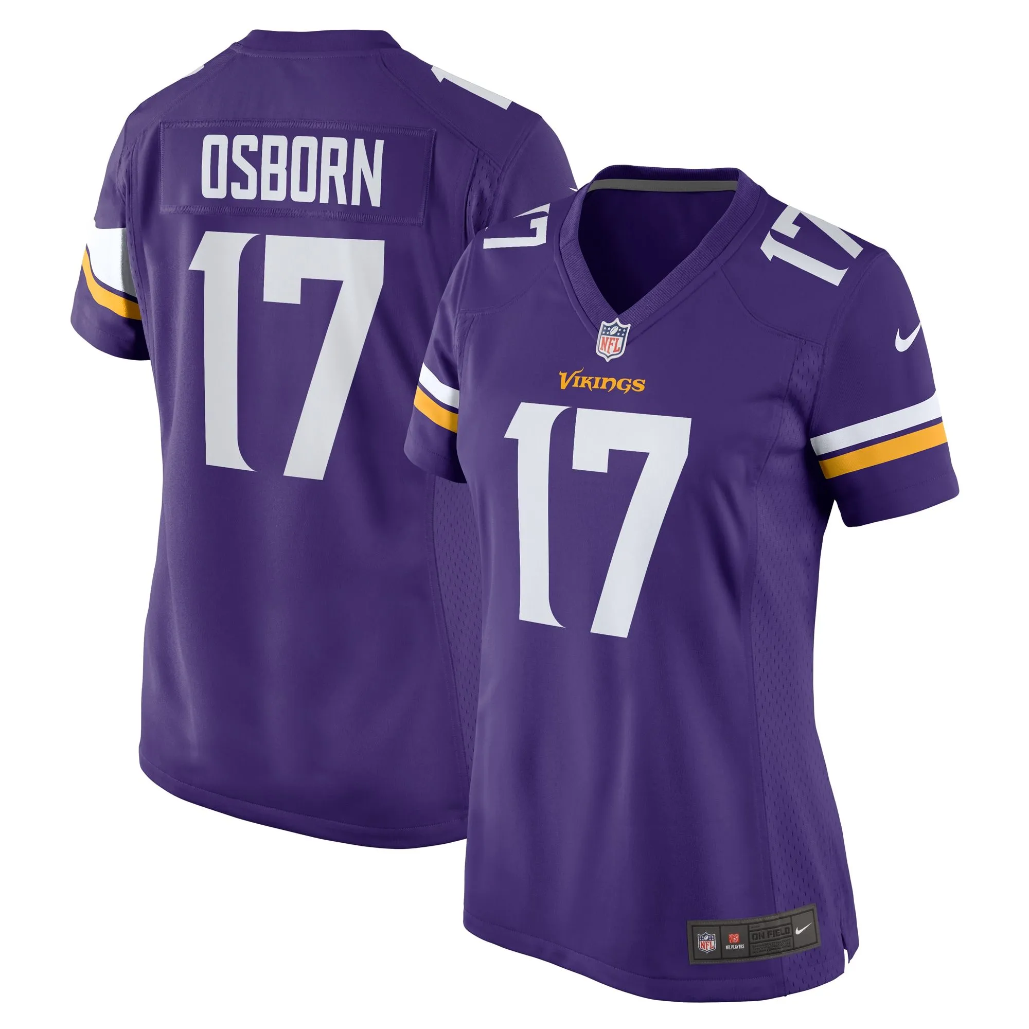 K.J. Osborn Minnesota Vikings  Women's Game Jersey - Purple