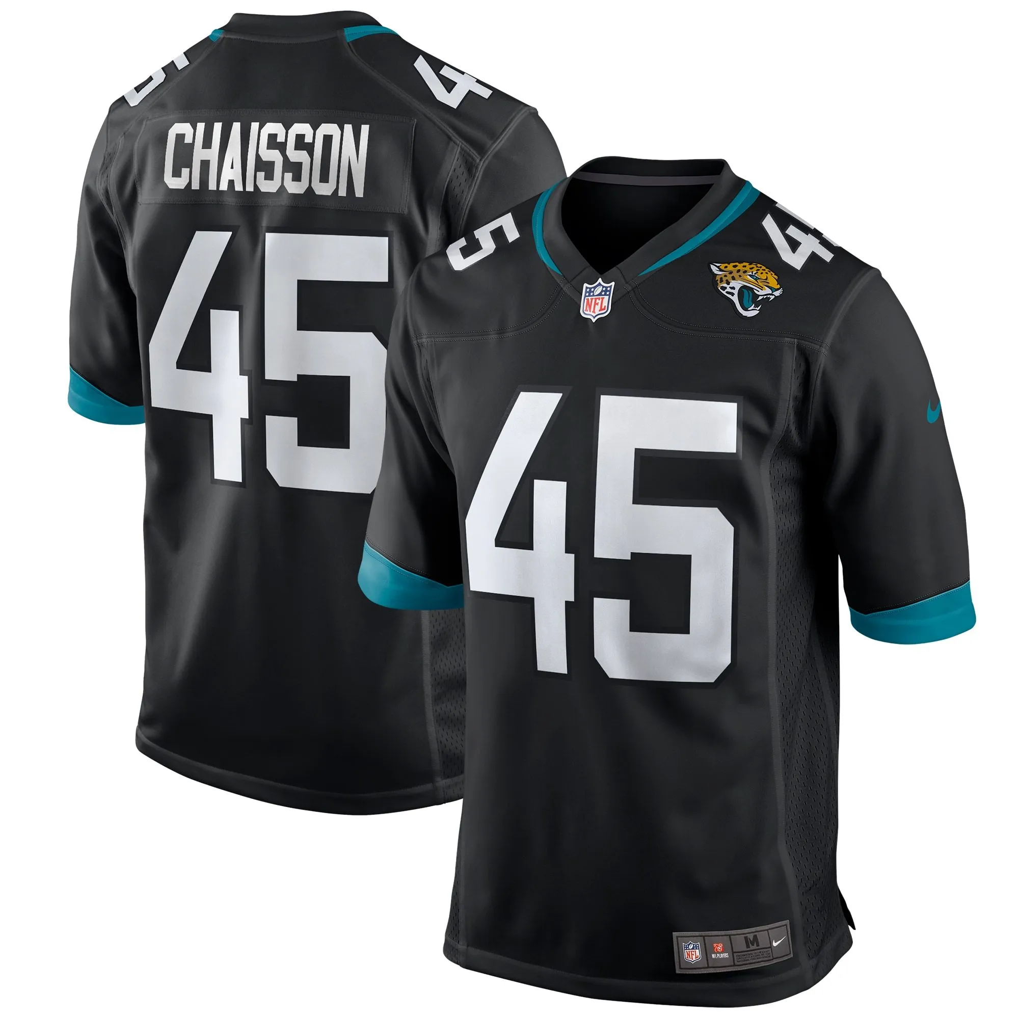 K'Lavon Chaisson Jacksonville Jaguars  Game Jersey - Black