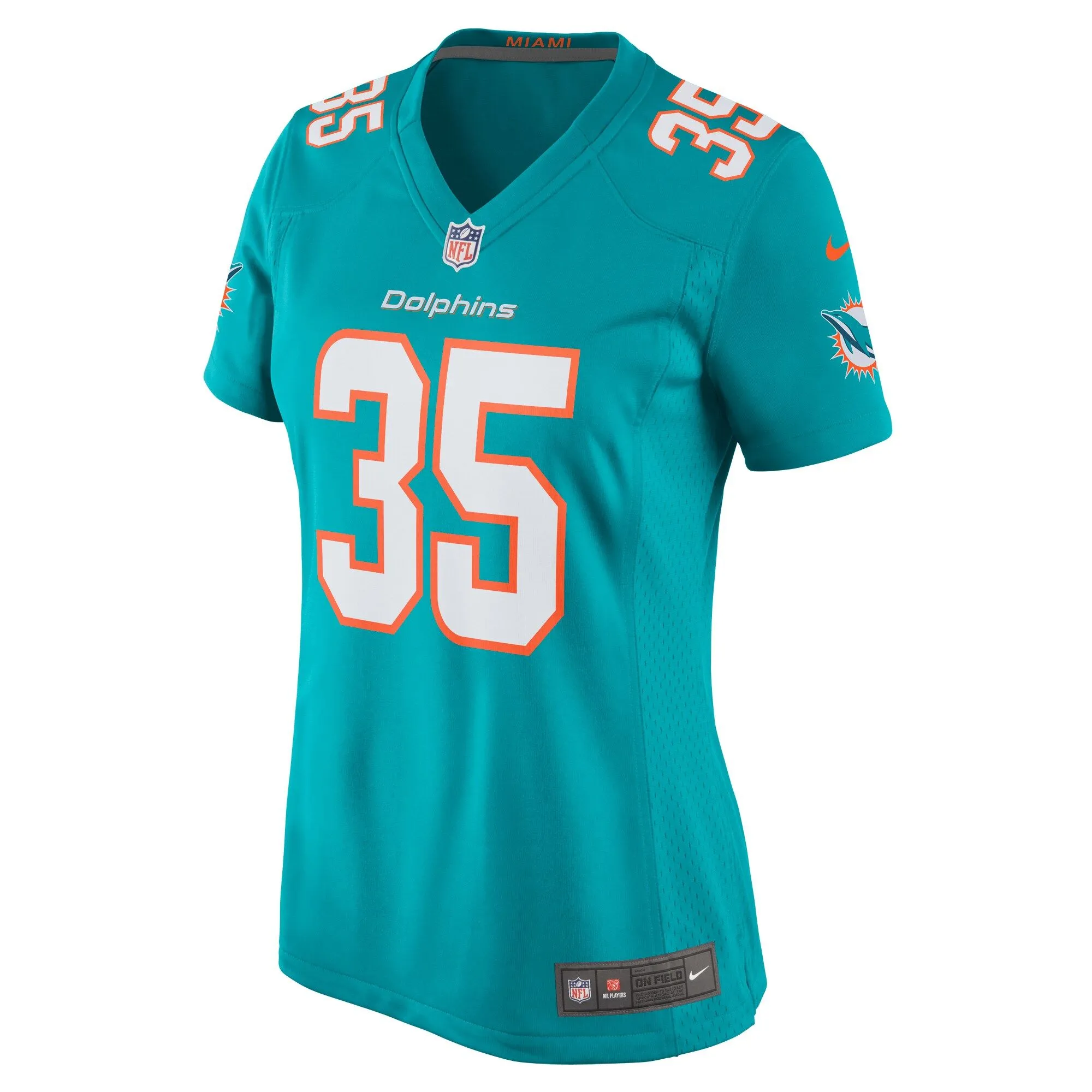 Ka'Dar Hollman Miami Dolphins  Women's Home Game Player Jersey - Aqua