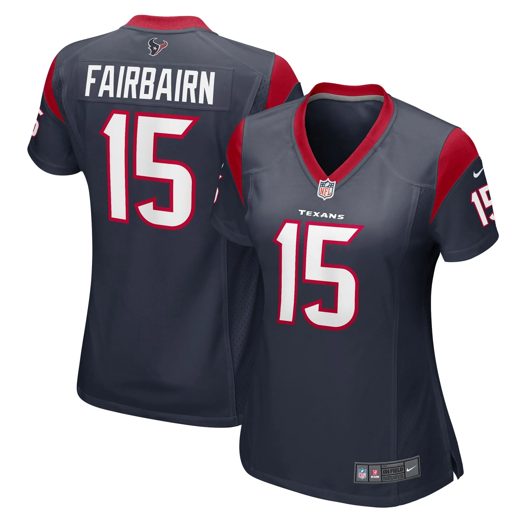 Ka'imi Fairbairn Houston Texans  Women's Team Game Jersey -  Navy