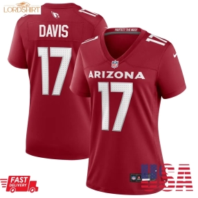 Kaden Davis Arizona Cardinals  Women's Team Game Jersey    Cardinal