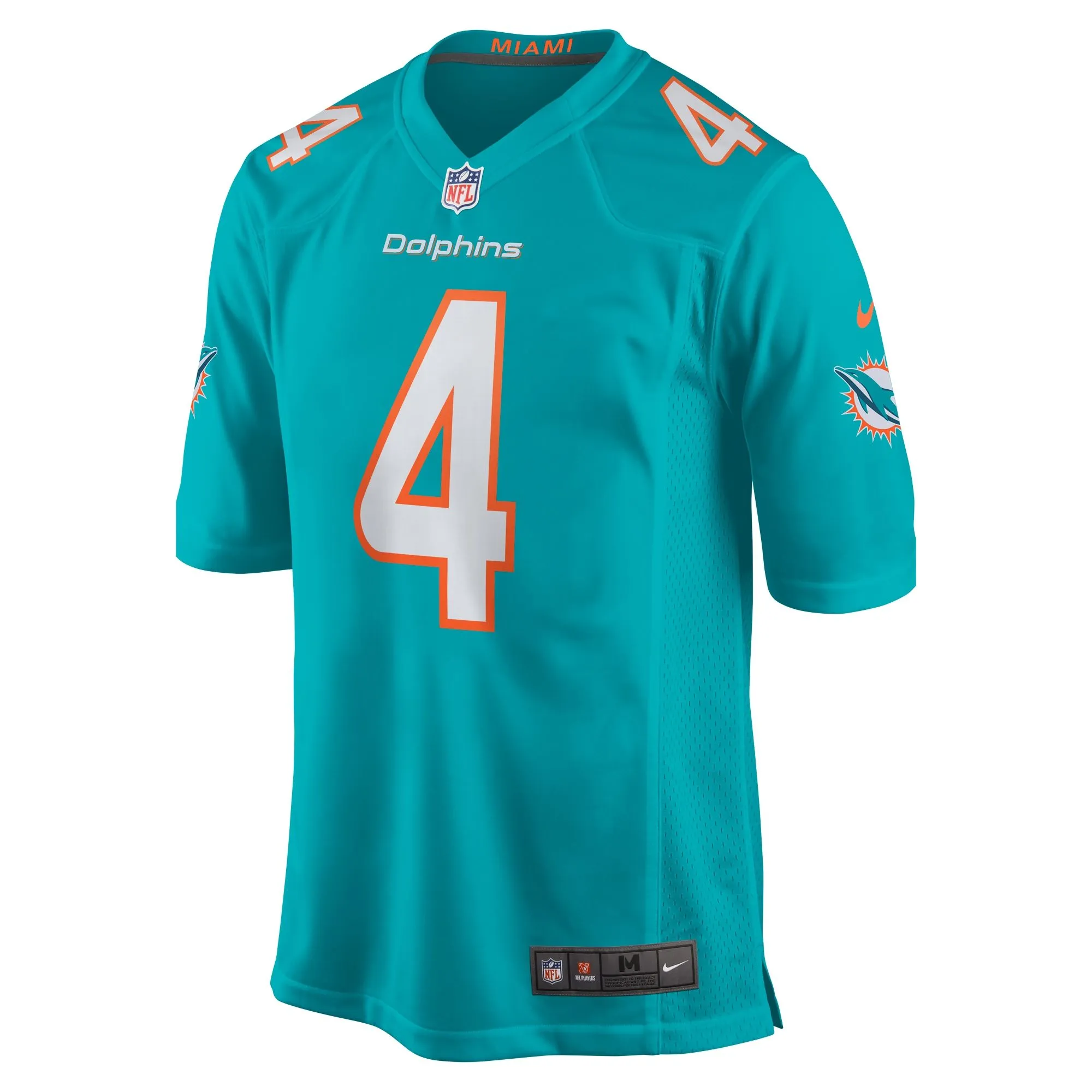 Kader Kohou Miami Dolphins  Game Player Jersey - Aqua