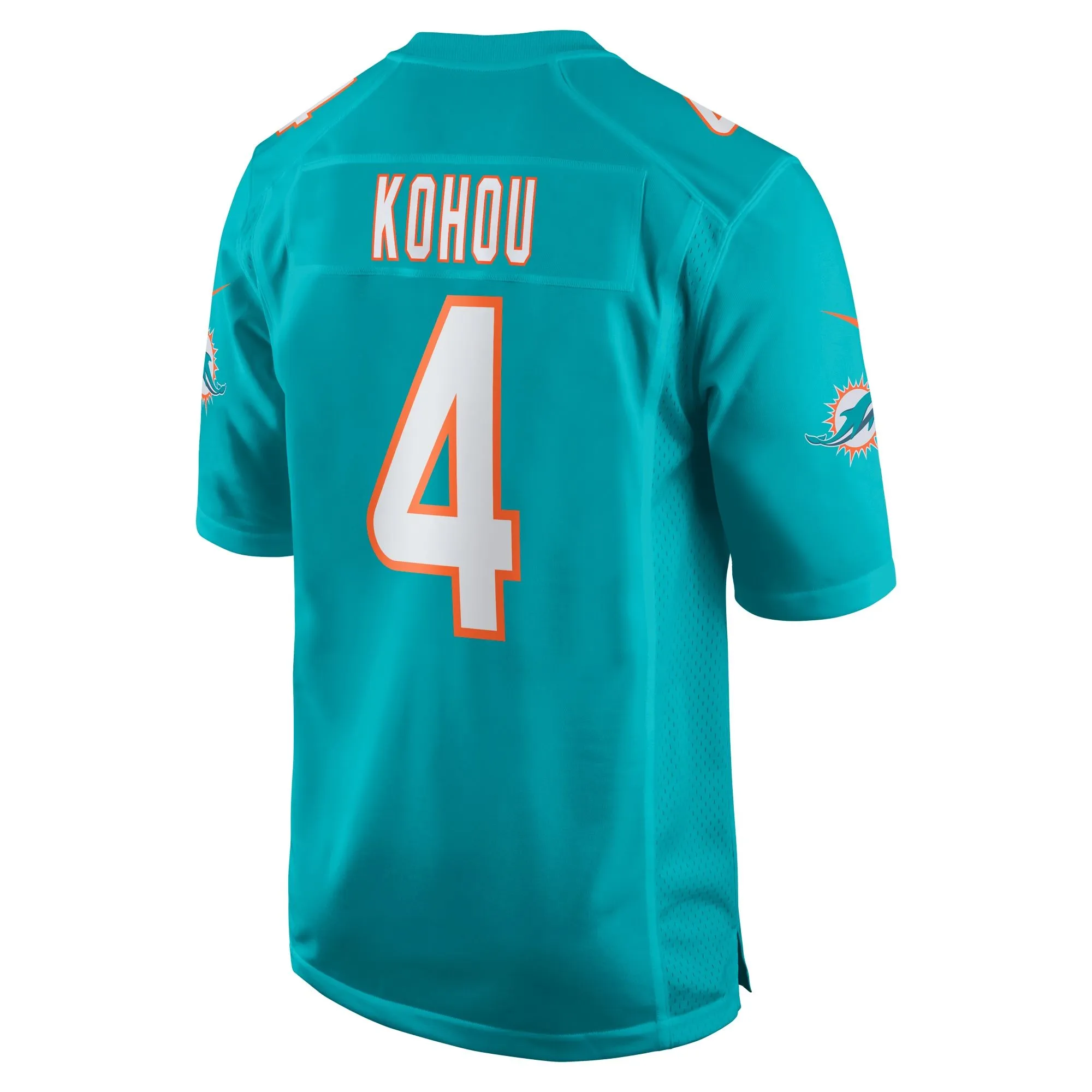 Kader Kohou Miami Dolphins  Game Player Jersey - Aqua