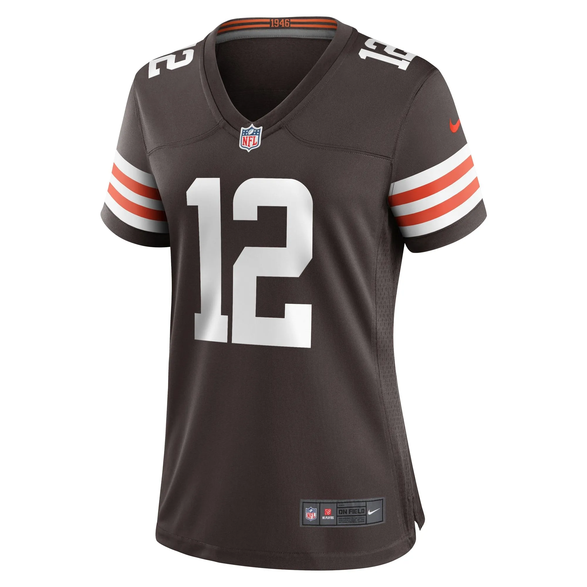 Kahlef Hailassie Cleveland Browns  Women's Team Game Jersey -  Brown