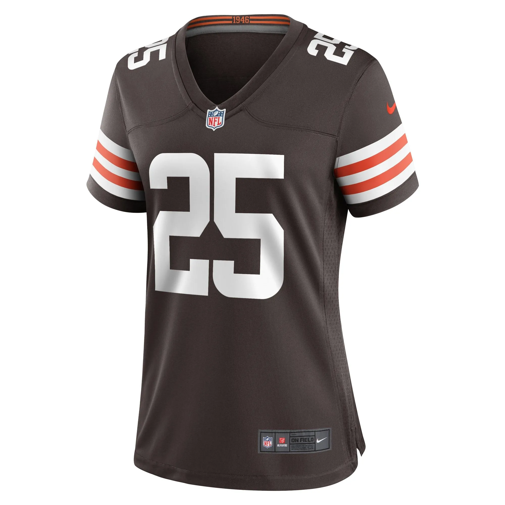 Kahlef Hailassie Cleveland Browns  Women's Team Game Jersey -  Brown