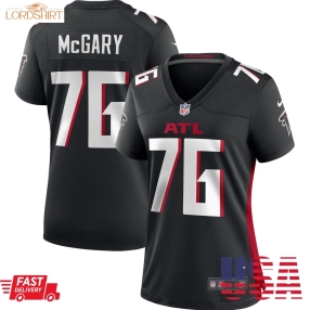 Kaleb Mcgary Atlanta Falcons  Women's Game Jersey   Black