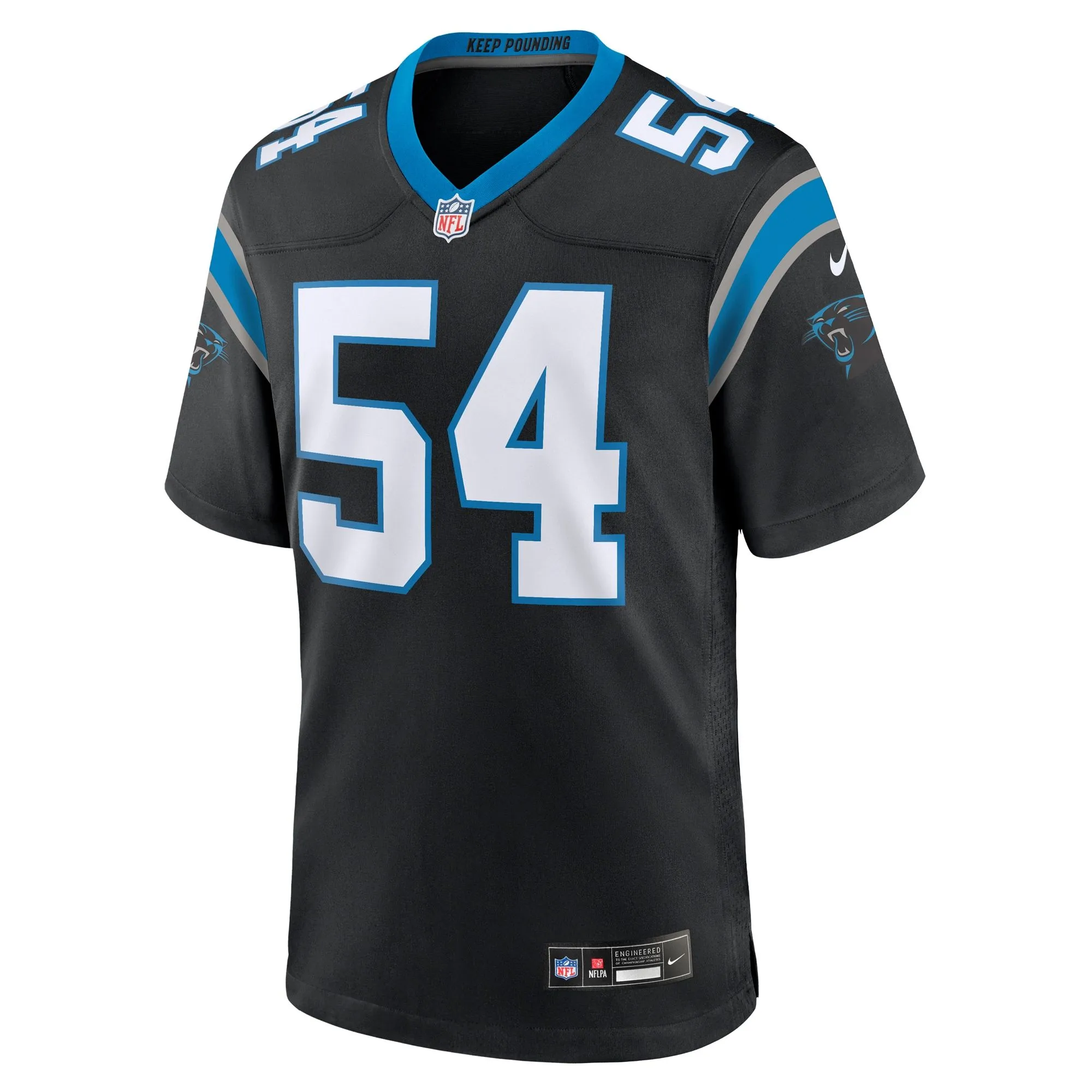 Kamu Grugier-Hill Carolina Panthers  Game Jersey - Black