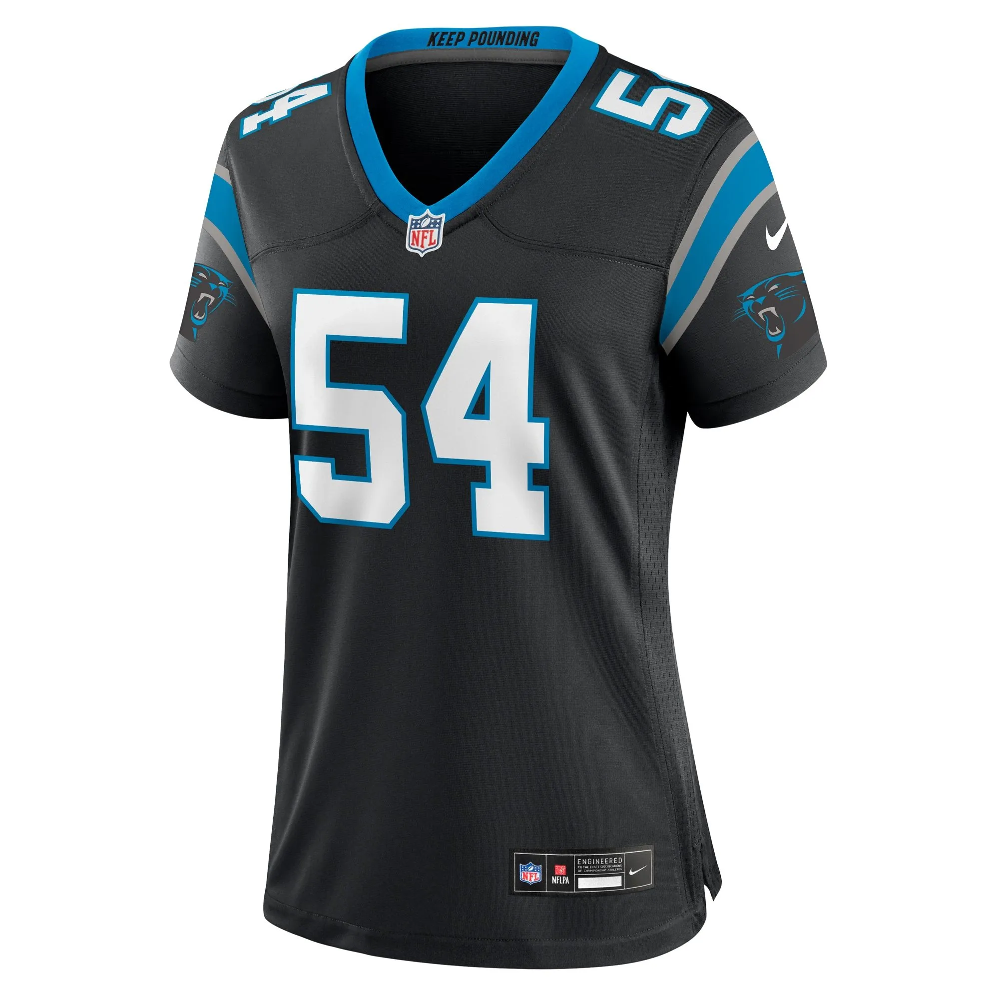 Kamu Grugier-Hill Carolina Panthers  Women's Game Jersey - Black