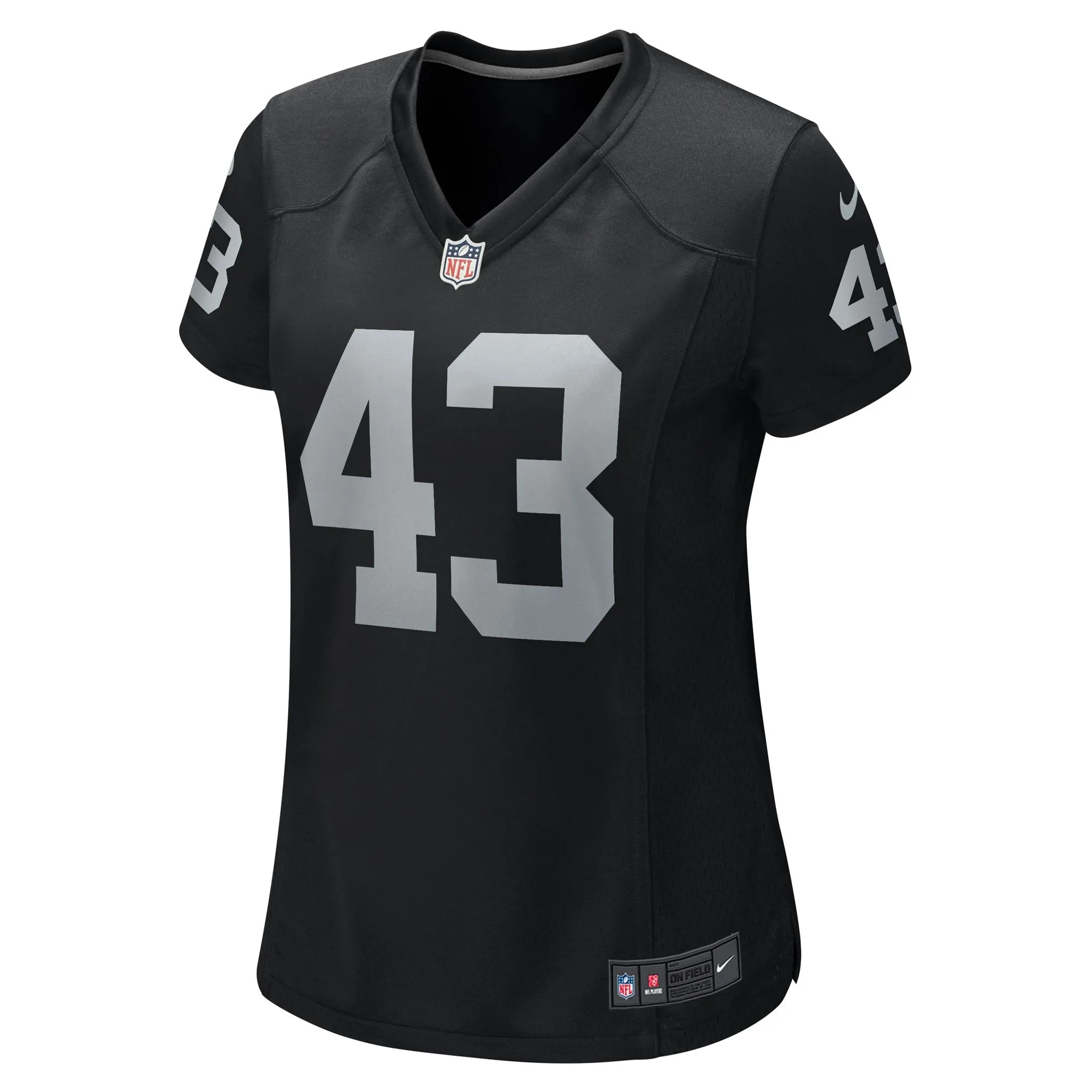 Kanai Mauga Las Vegas Raiders  Women's Team Game Jersey -  Black