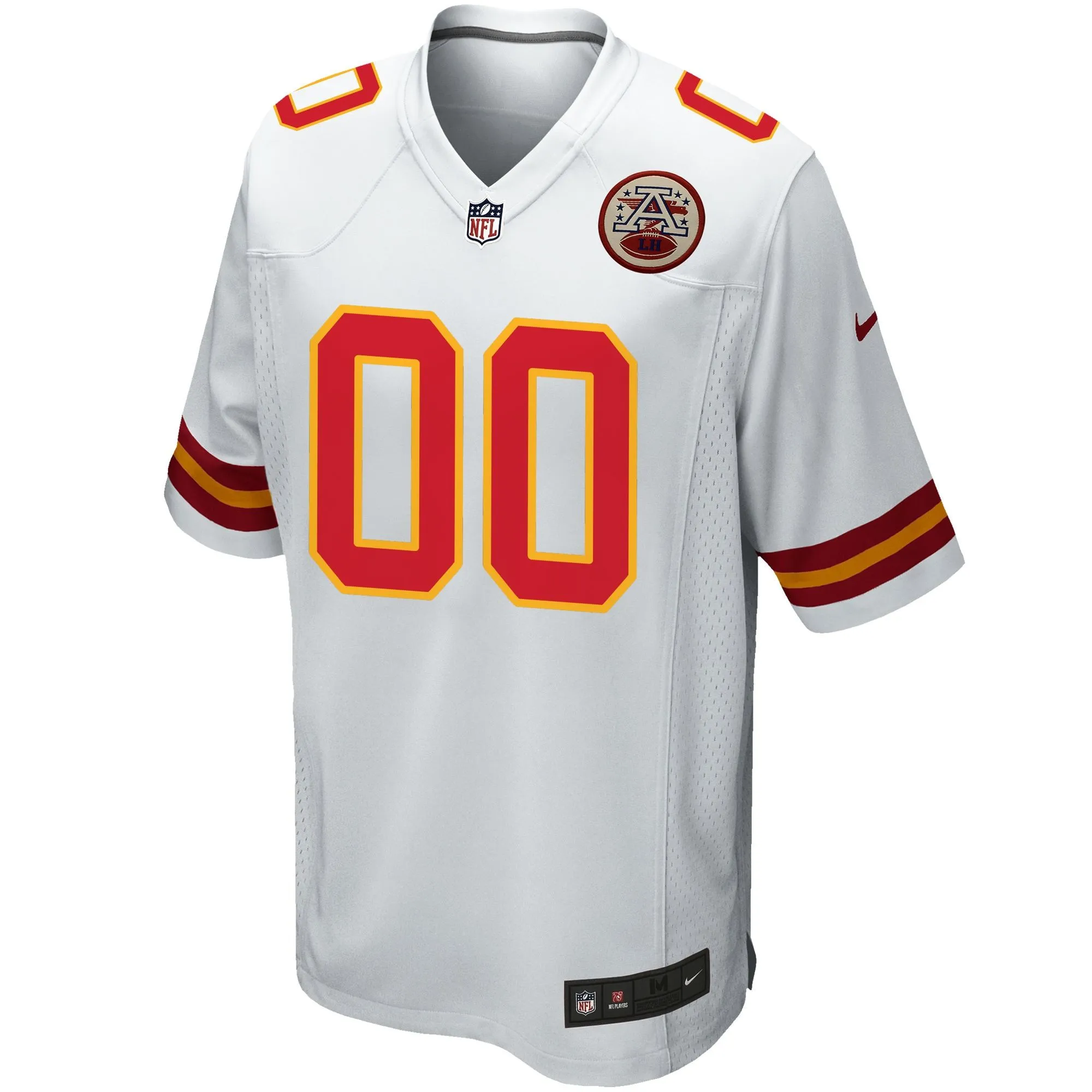 Kansas City Chiefs  Custom Game Jersey - White