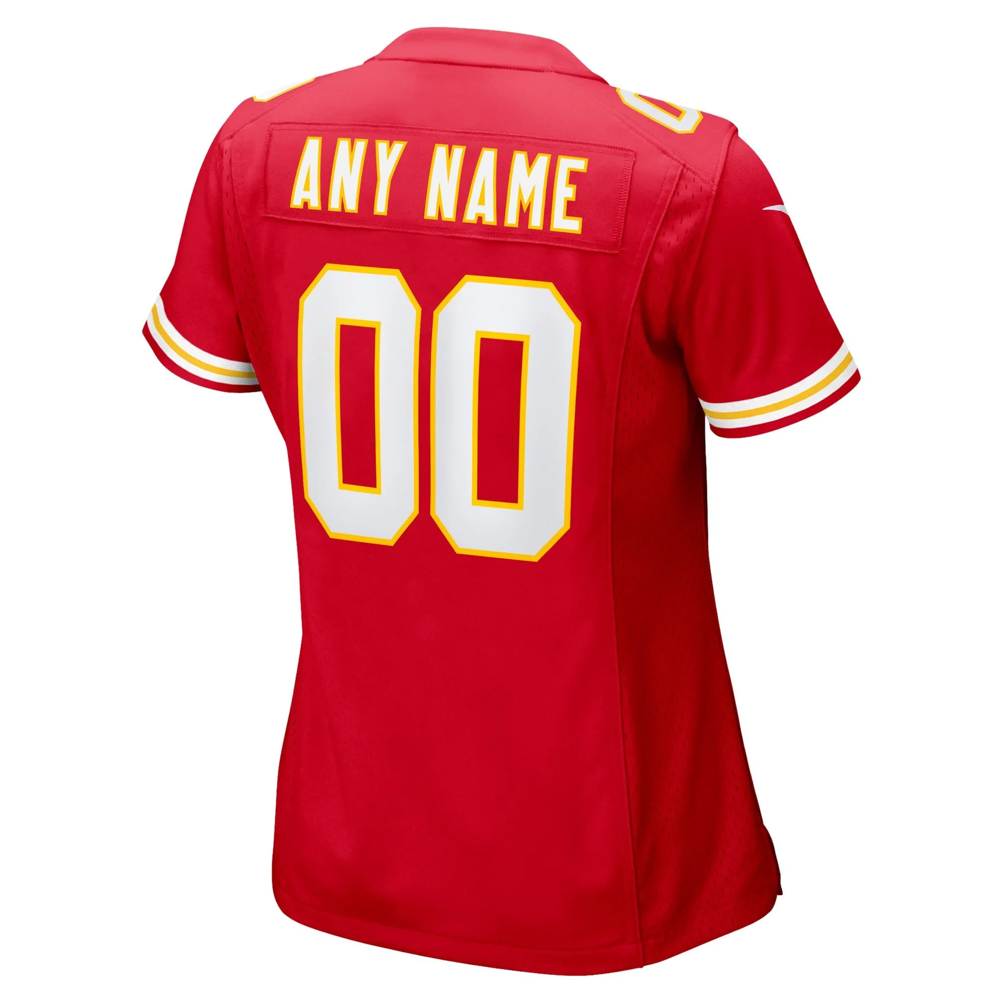 Kansas City Chiefs  Women's Super Bowl LVIII Patch Custom Game Jersey - Red