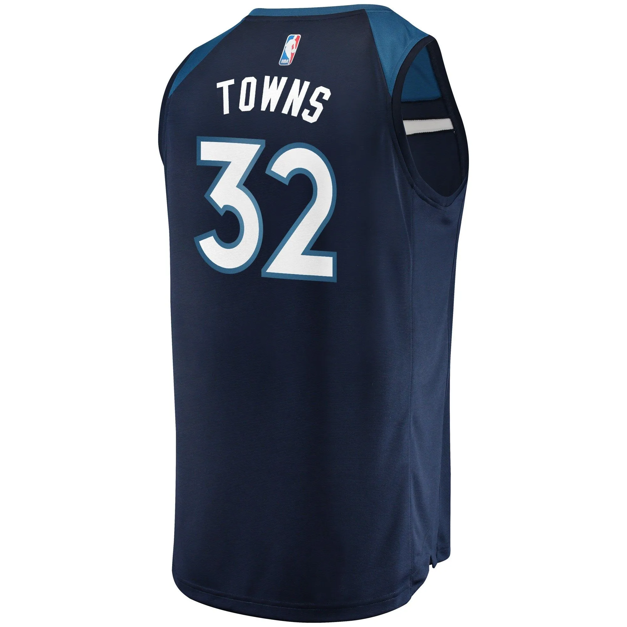 Karl-Anthony Towns Minnesota Timberwolves Fanatics Branded Fast Break Replica Player Jersey Navy - Icon Edition