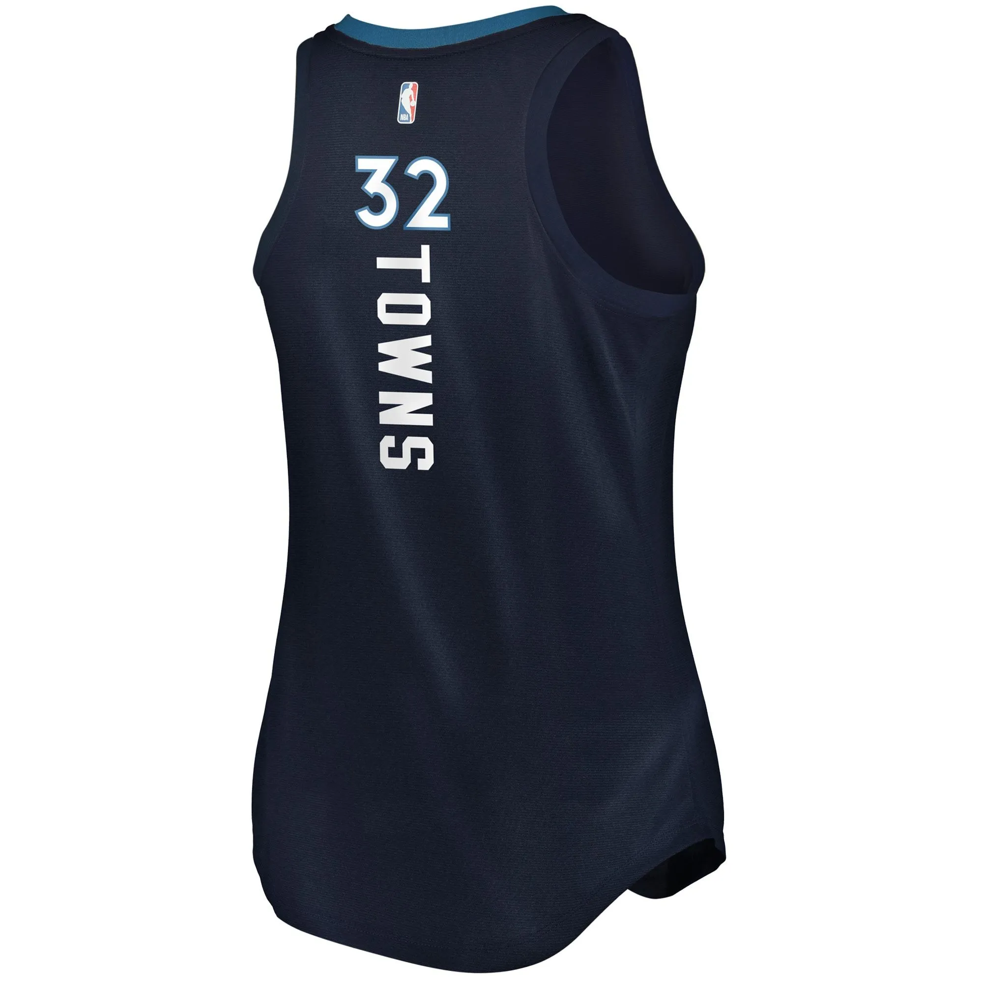 Karl-Anthony Towns Minnesota Timberwolves Fanatics Branded Women's Fast Break Tank Jersey - Icon Edition - Navy