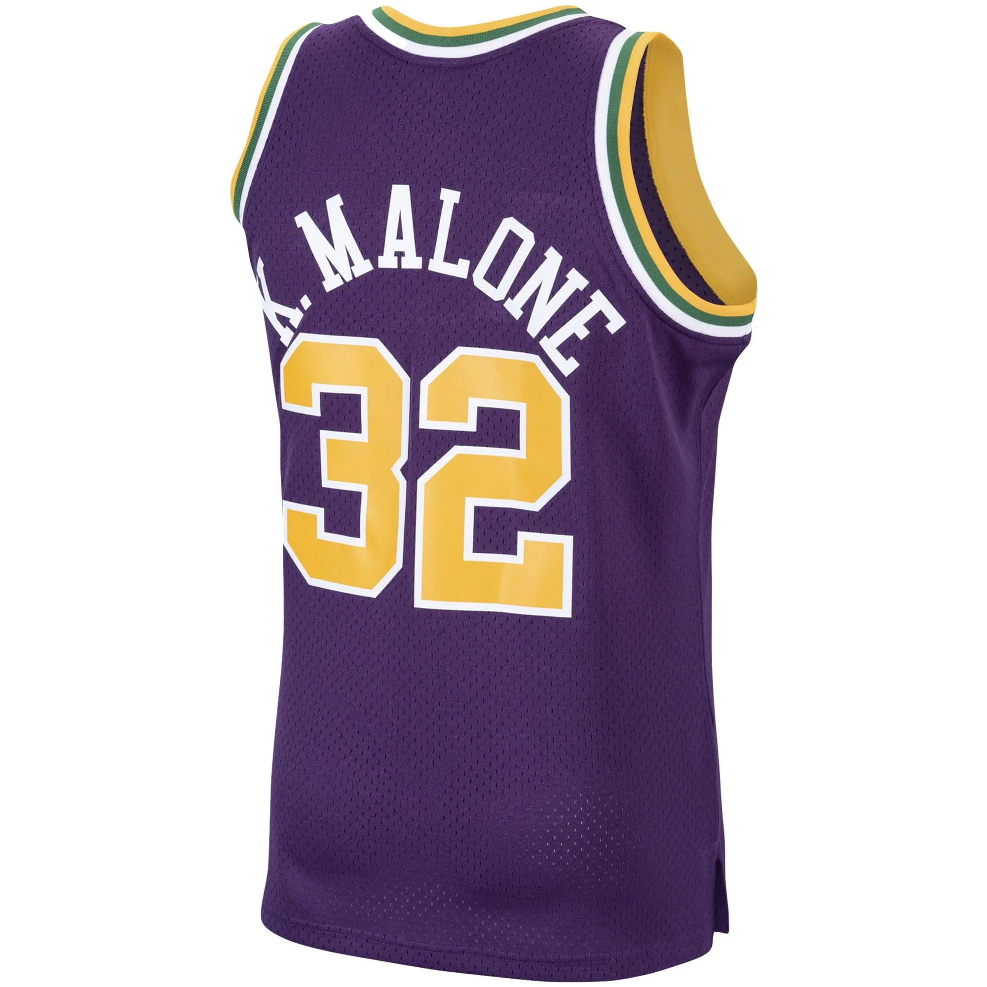 Karl Malone Utah Jazz Mitchell & Ness 1991/92 Hardwood Classics Swingman Jersey - Purple