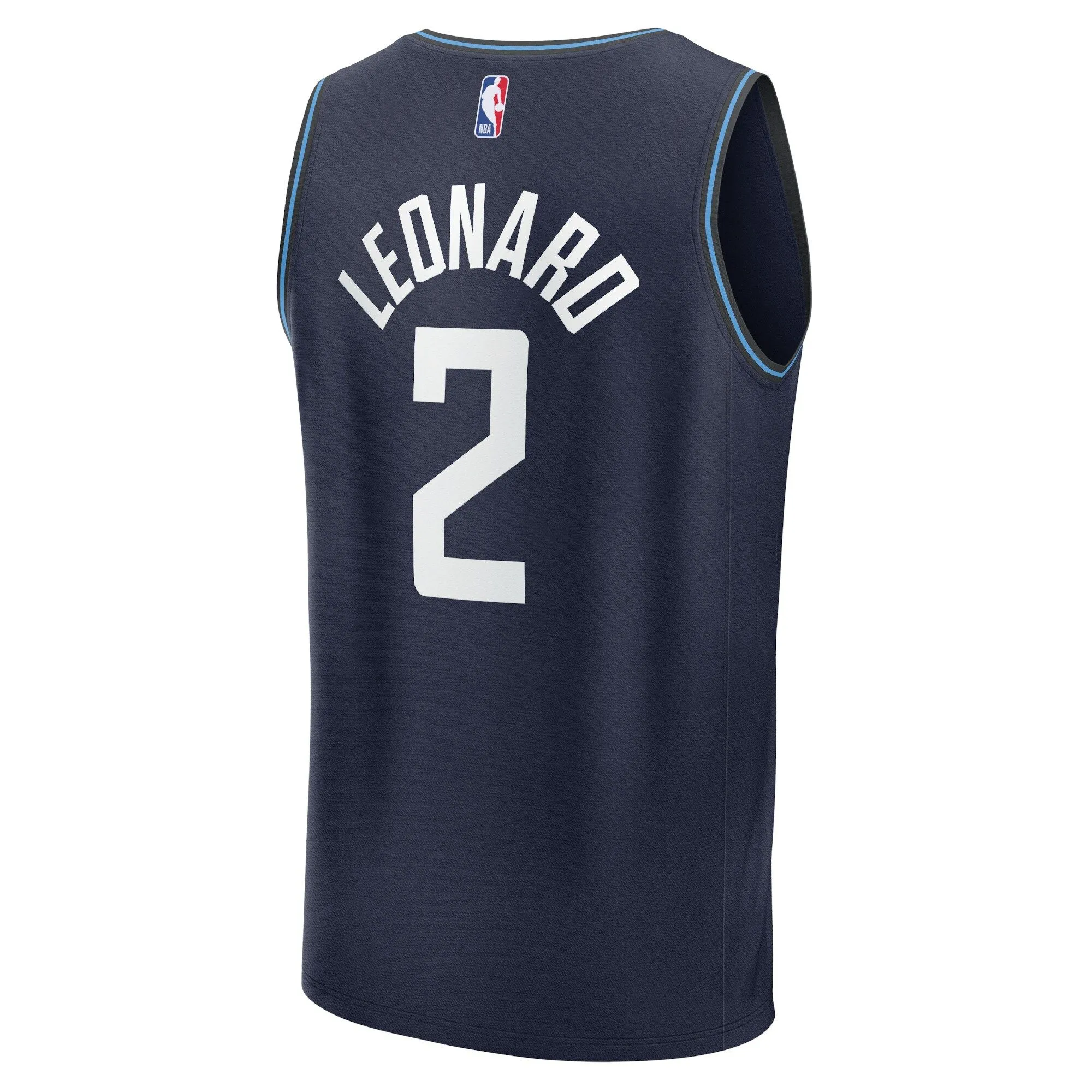 Kawhi Leonard LA Clippers Fanatics Branded Fast Break Jersey - Navy - City Edition