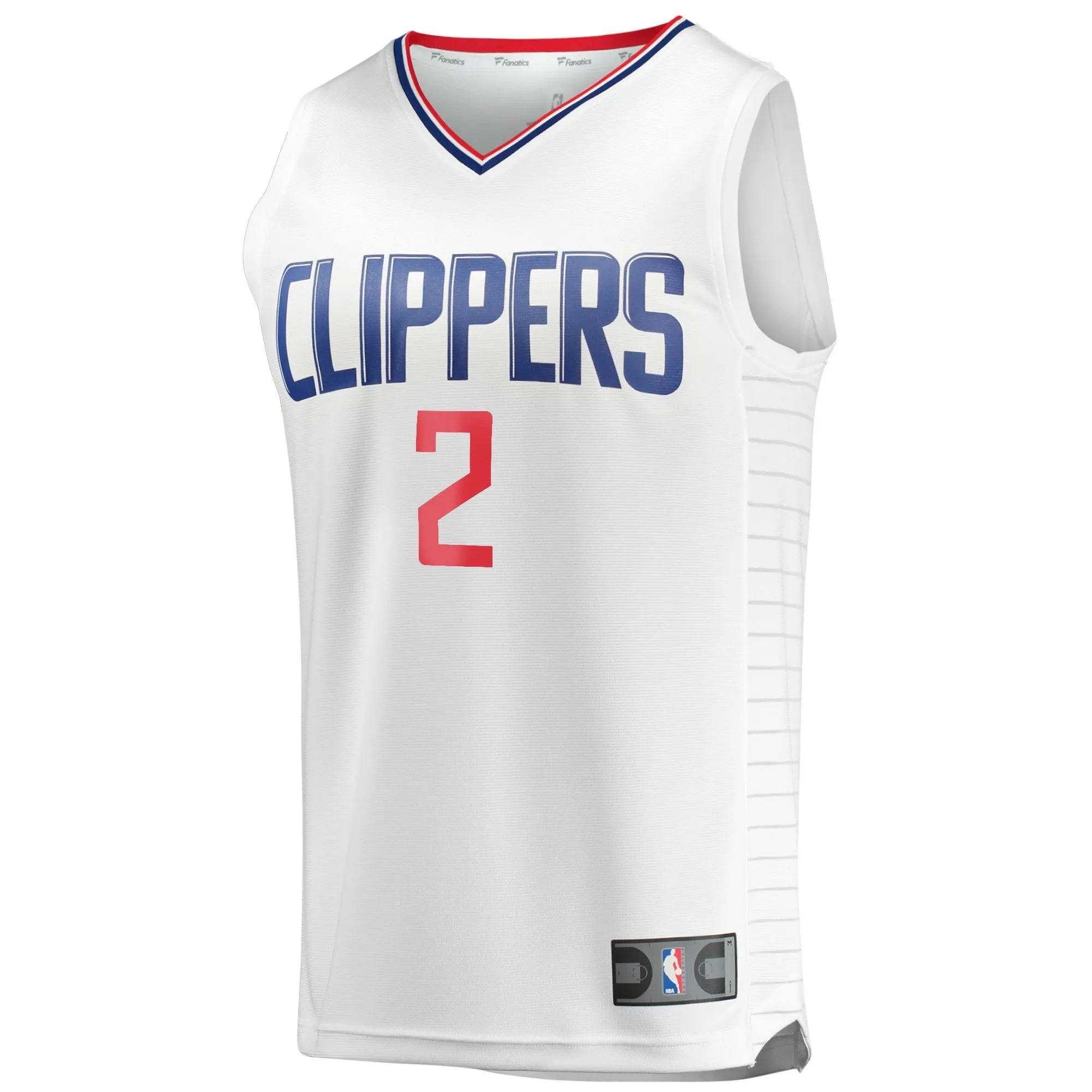 Kawhi Leonard LA Clippers Fanatics Branded Youth 2020/21 Fast Break Player Jersey - White - Association Edition