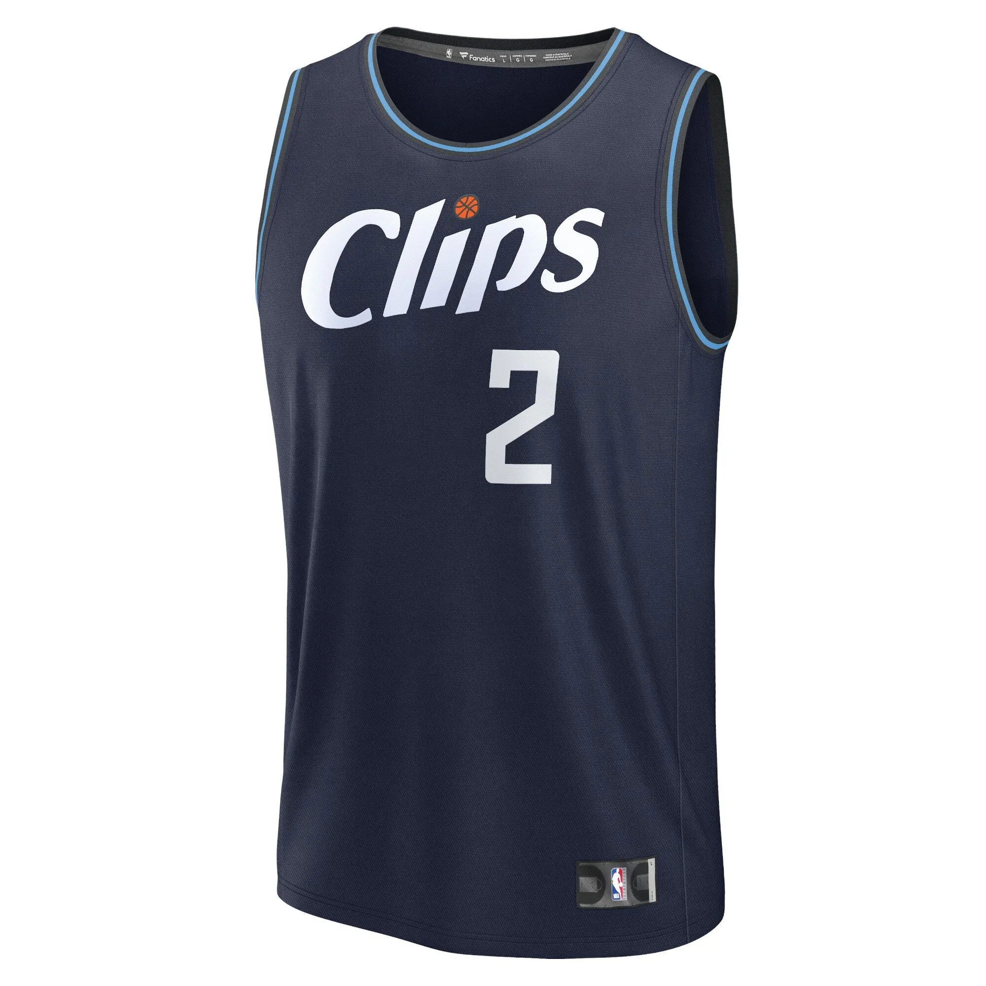 Kawhi Leonard LA Clippers Fanatics Branded Youth  - Navy - City Edition