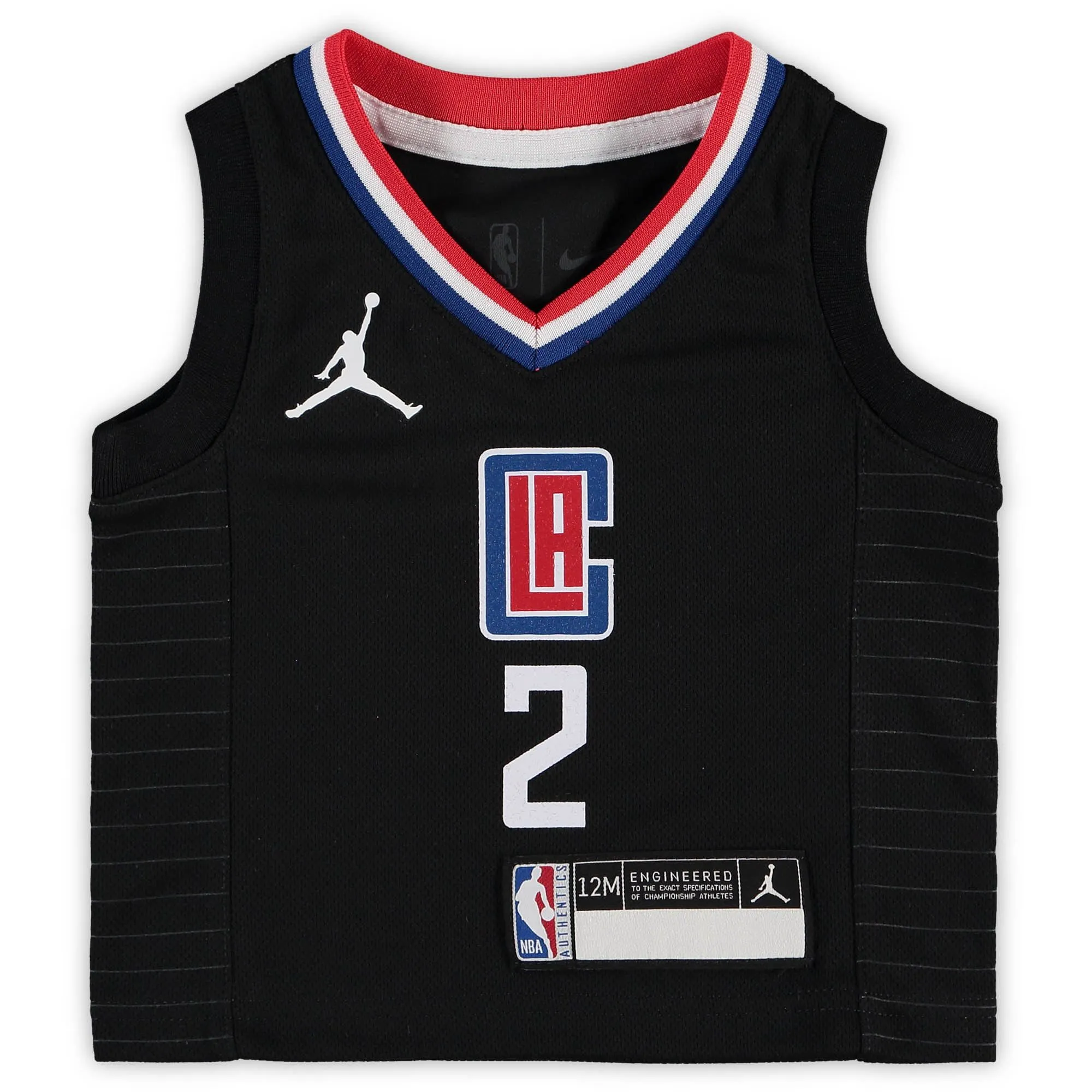 Kawhi Leonard LA Clippers Jordan Brand Infant 2020/21 Jersey - Statement Edition - Black